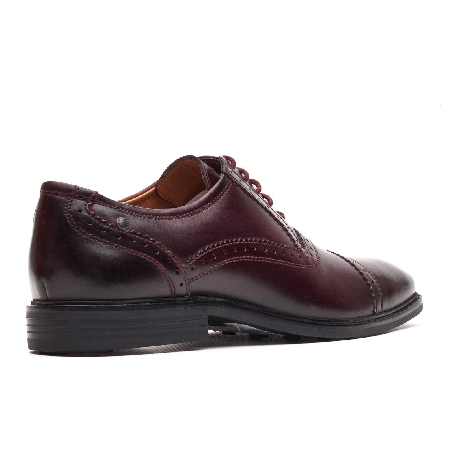 Base London Ascot Oxford Leather Men's Bordo Oxford Shoes - image 2