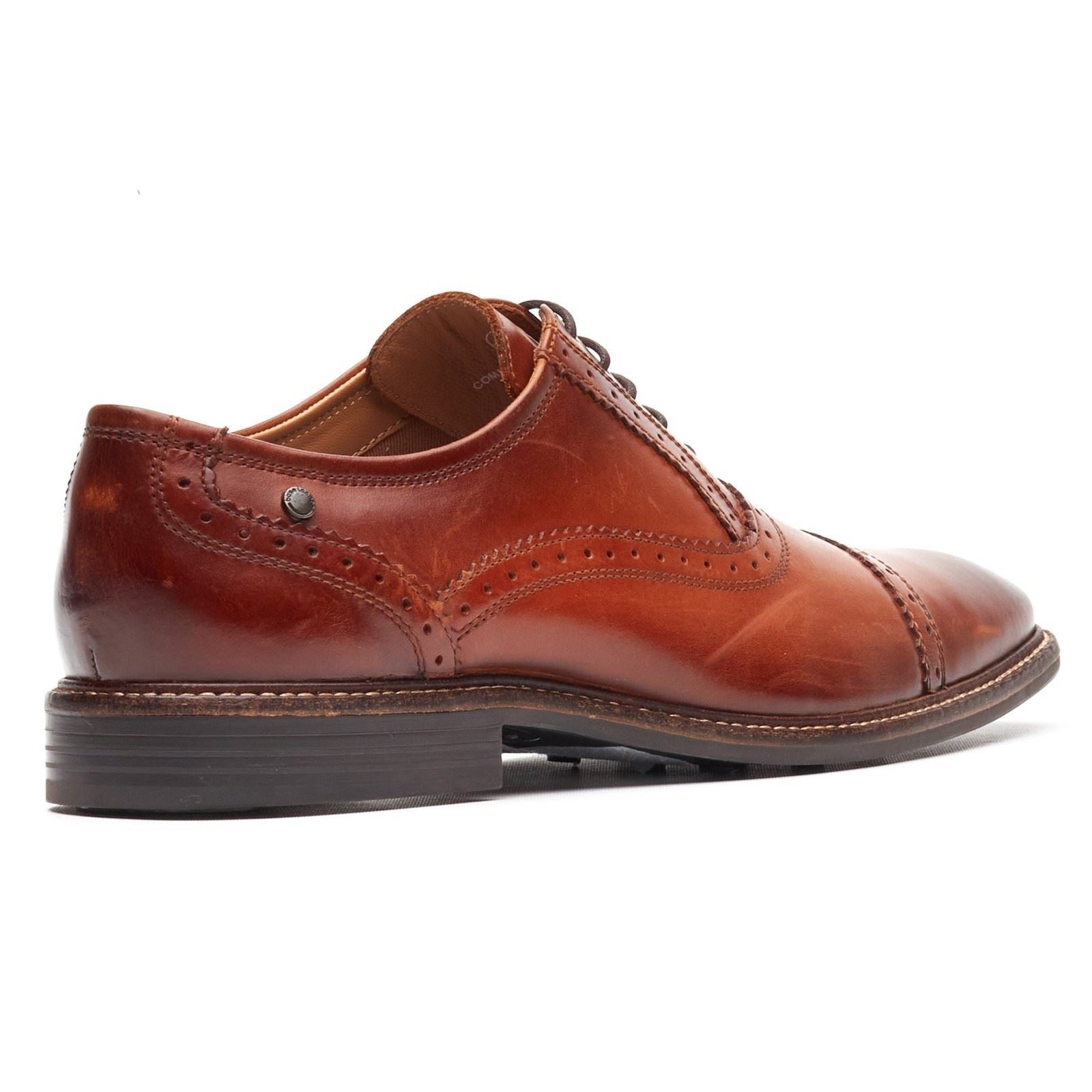 Base London Ascot Oxford Leather Men's Burnt Tan Oxford Shoes - image 2