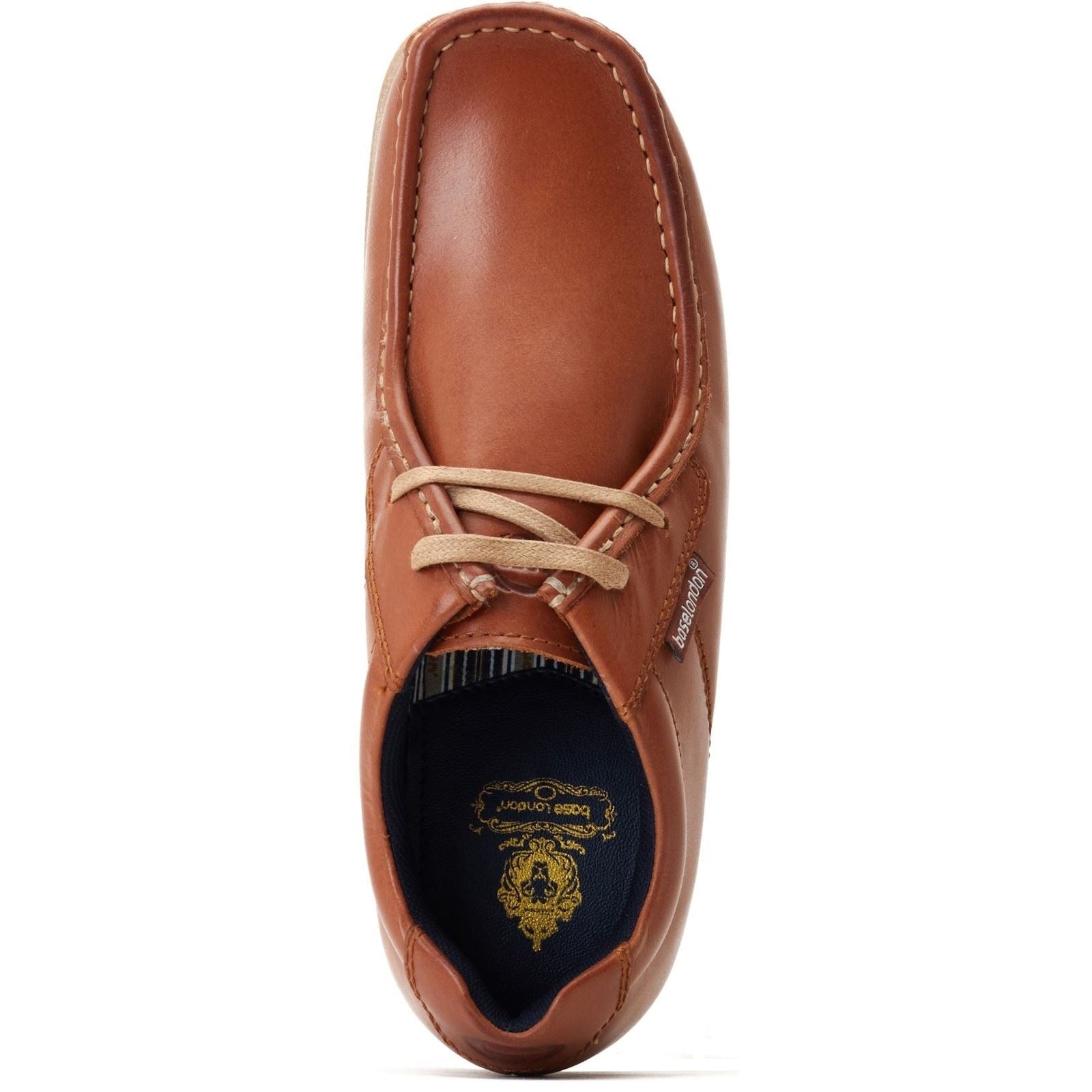 Base London Event Leather Men's SMU Tan Lace-Up Shoes - image 4