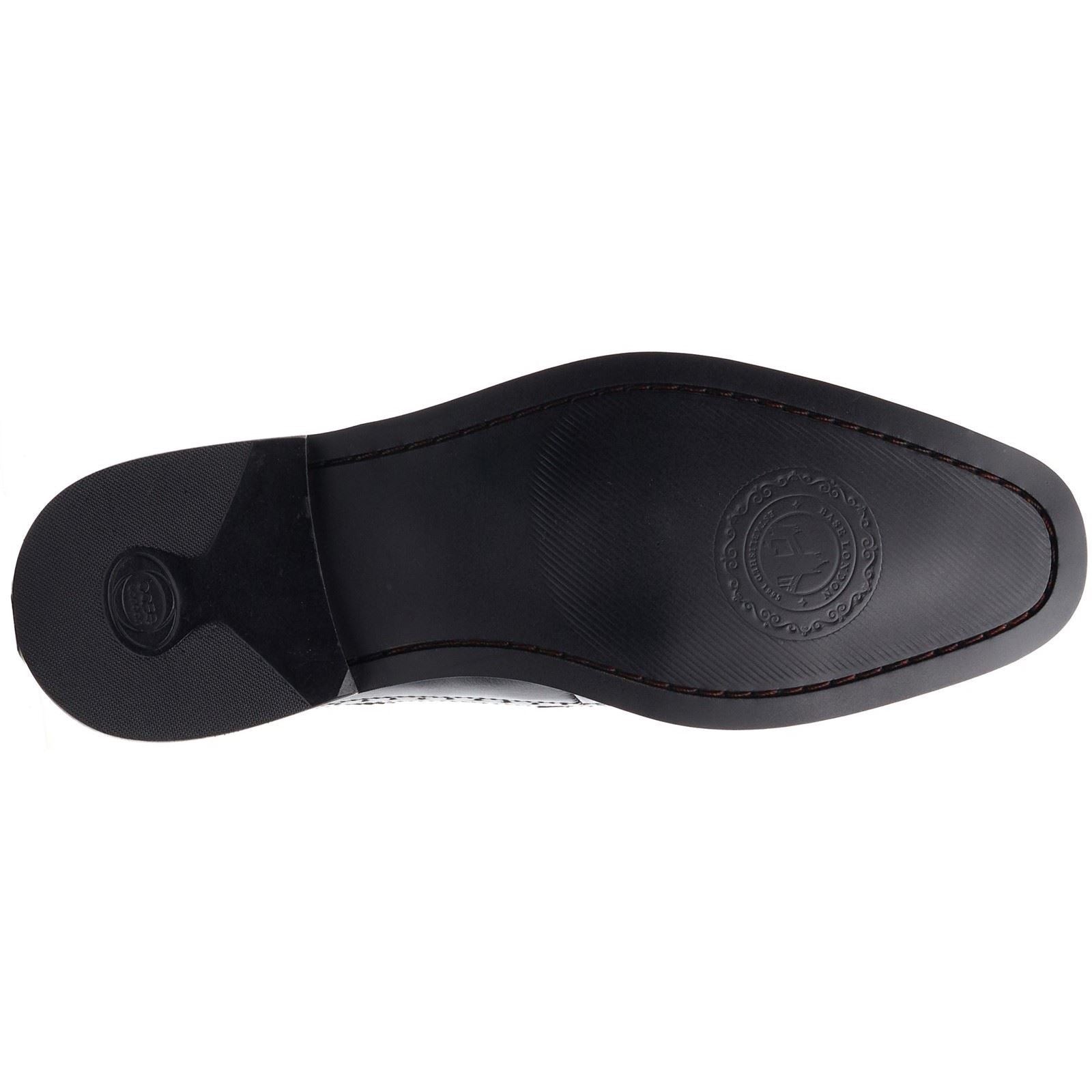 Base London Havisham Leather Men's Black Brogues Shoes - image 3