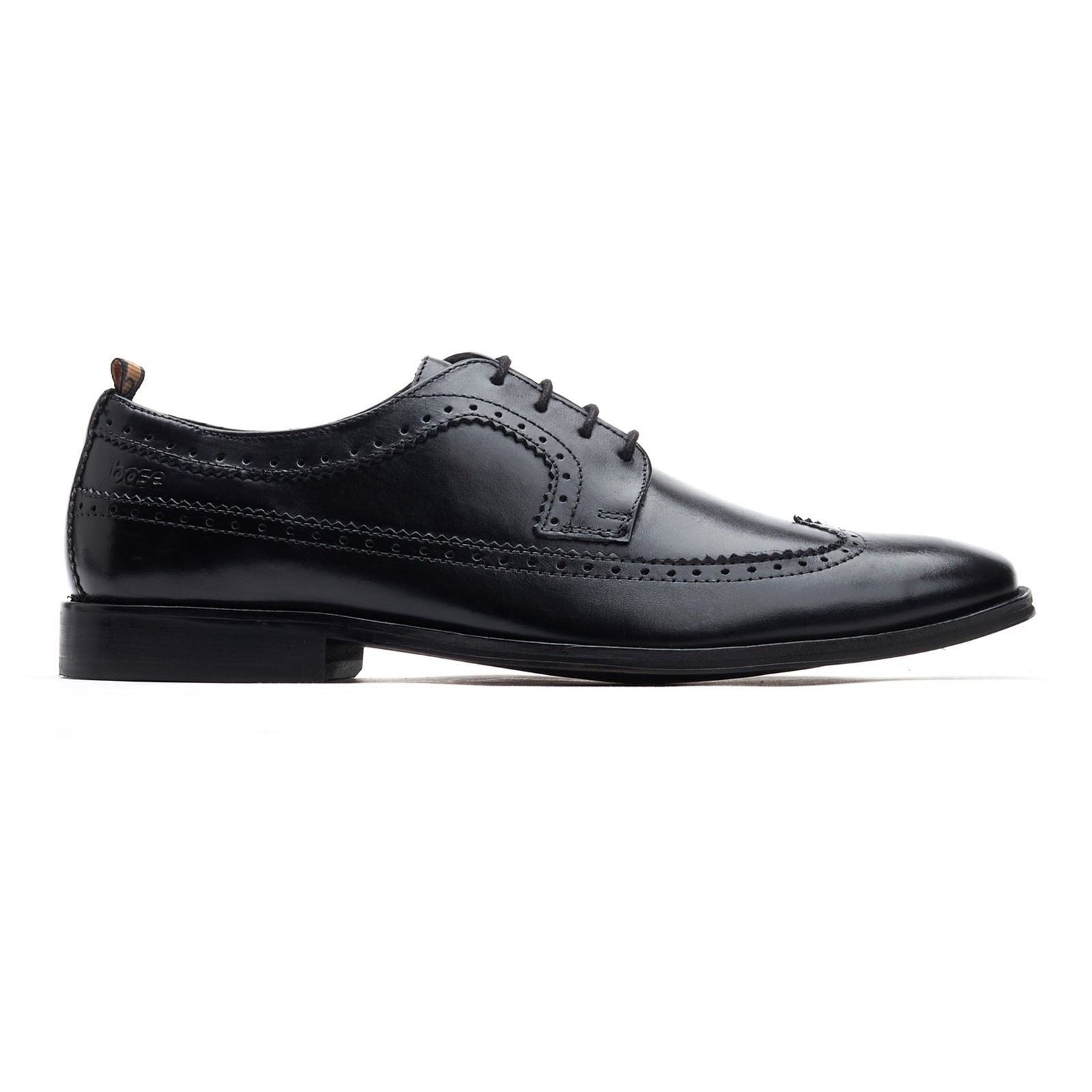 Base London Havisham Leather Men's Black Brogues Shoes - image 5