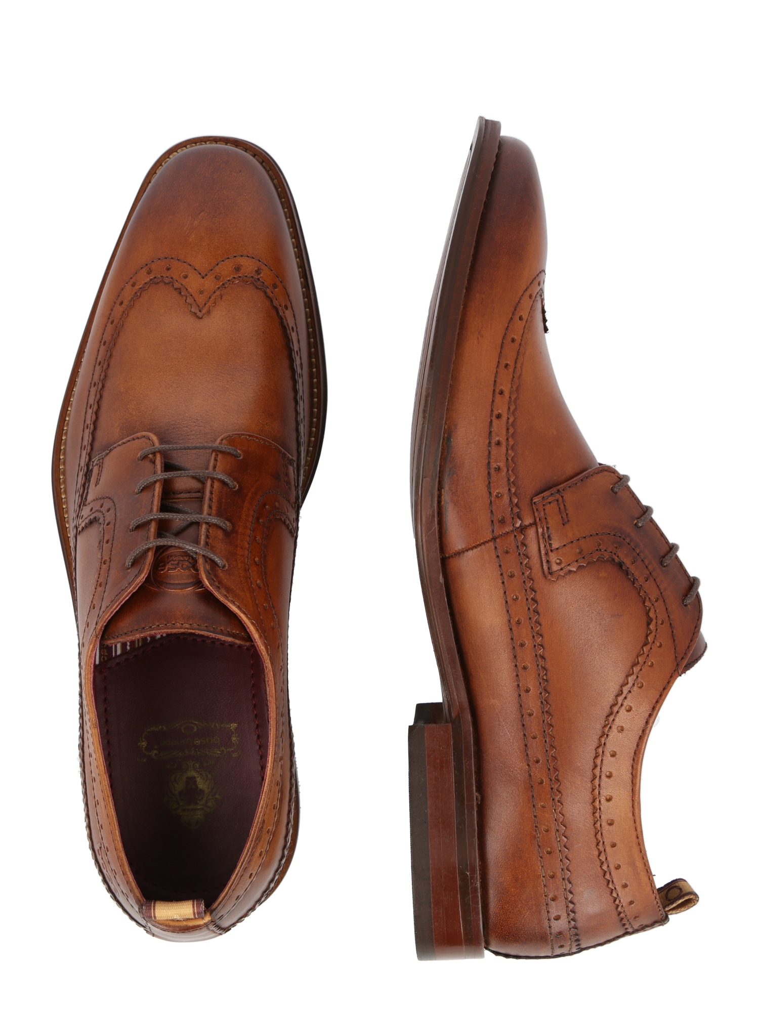Base London Havisham Leather Men's Tan Derby Shoes - image 2