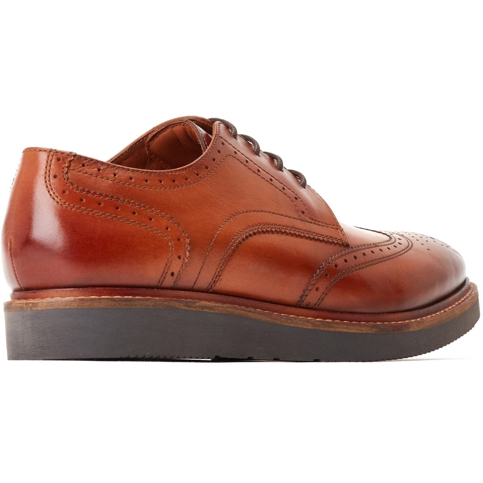Base London Joe Leather Men's Burnt Tan Brogues Shoes - image 2