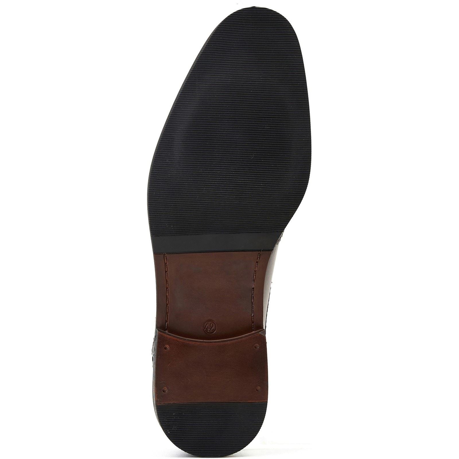 Base London Taper Leather Men's Brown Double Monk Shoes - image 3