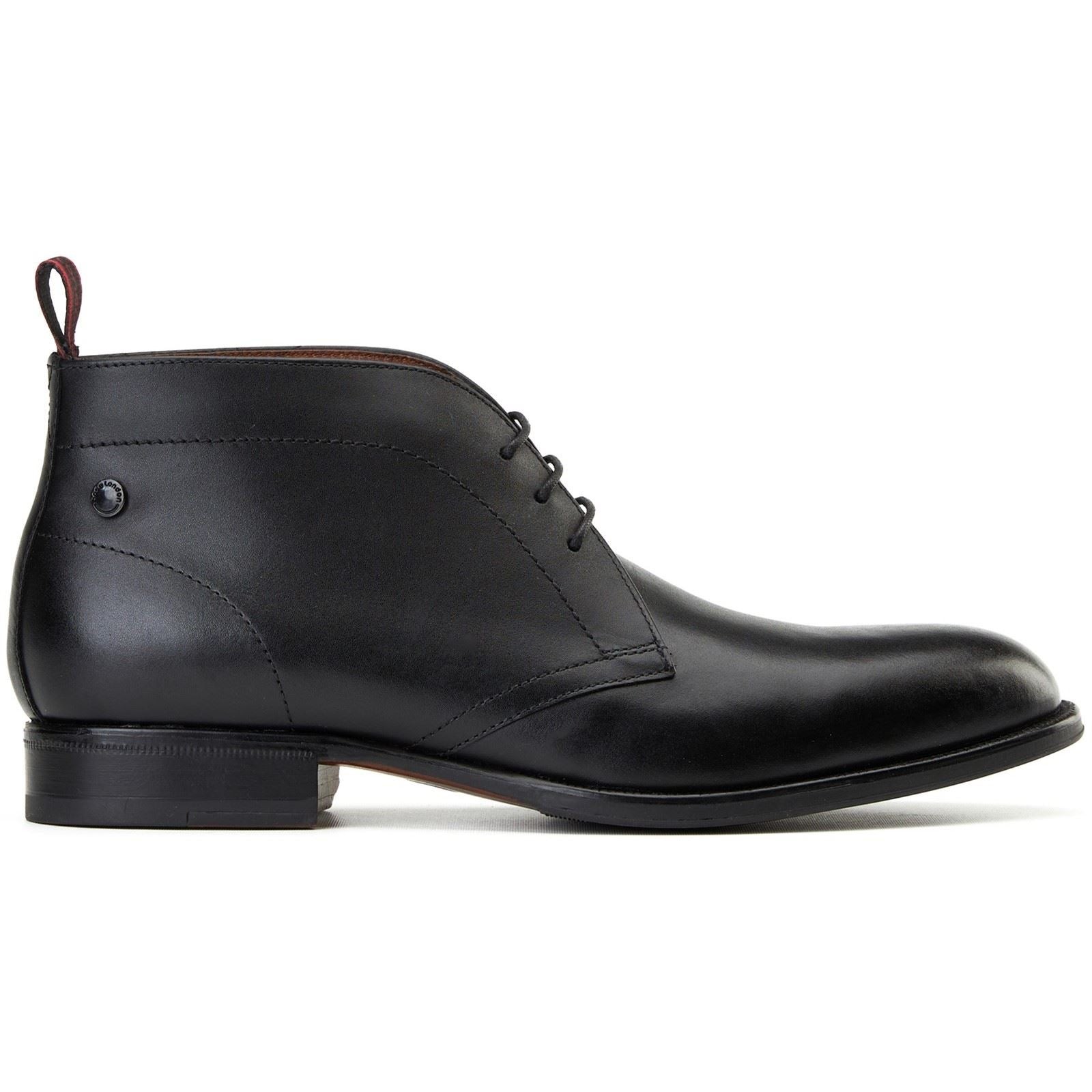 Base London Wallis Leather Men's Black Ankle Boots - image 5