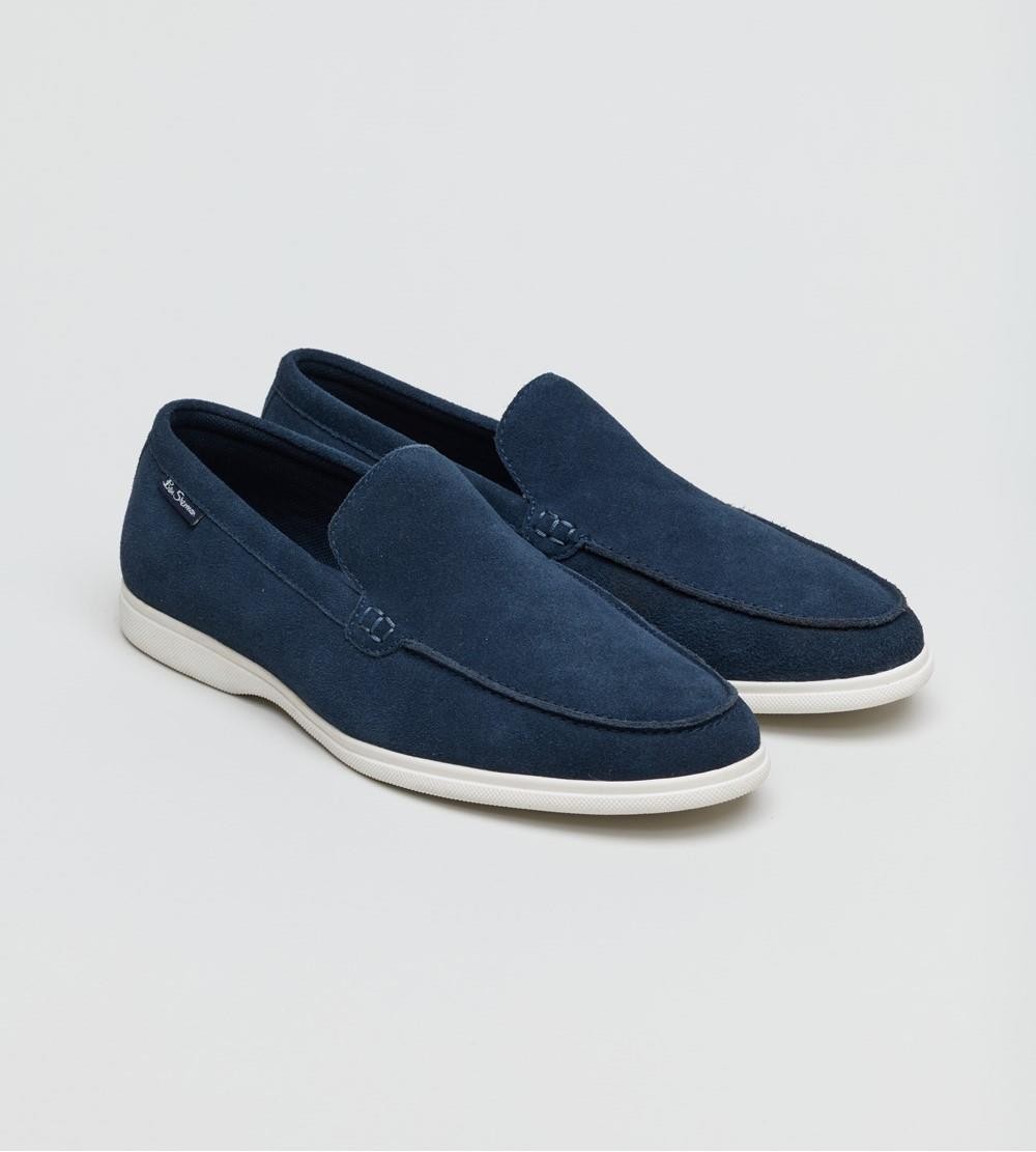 Ben Sherman Amarillo Suede Men's Navy Loafers - image 2