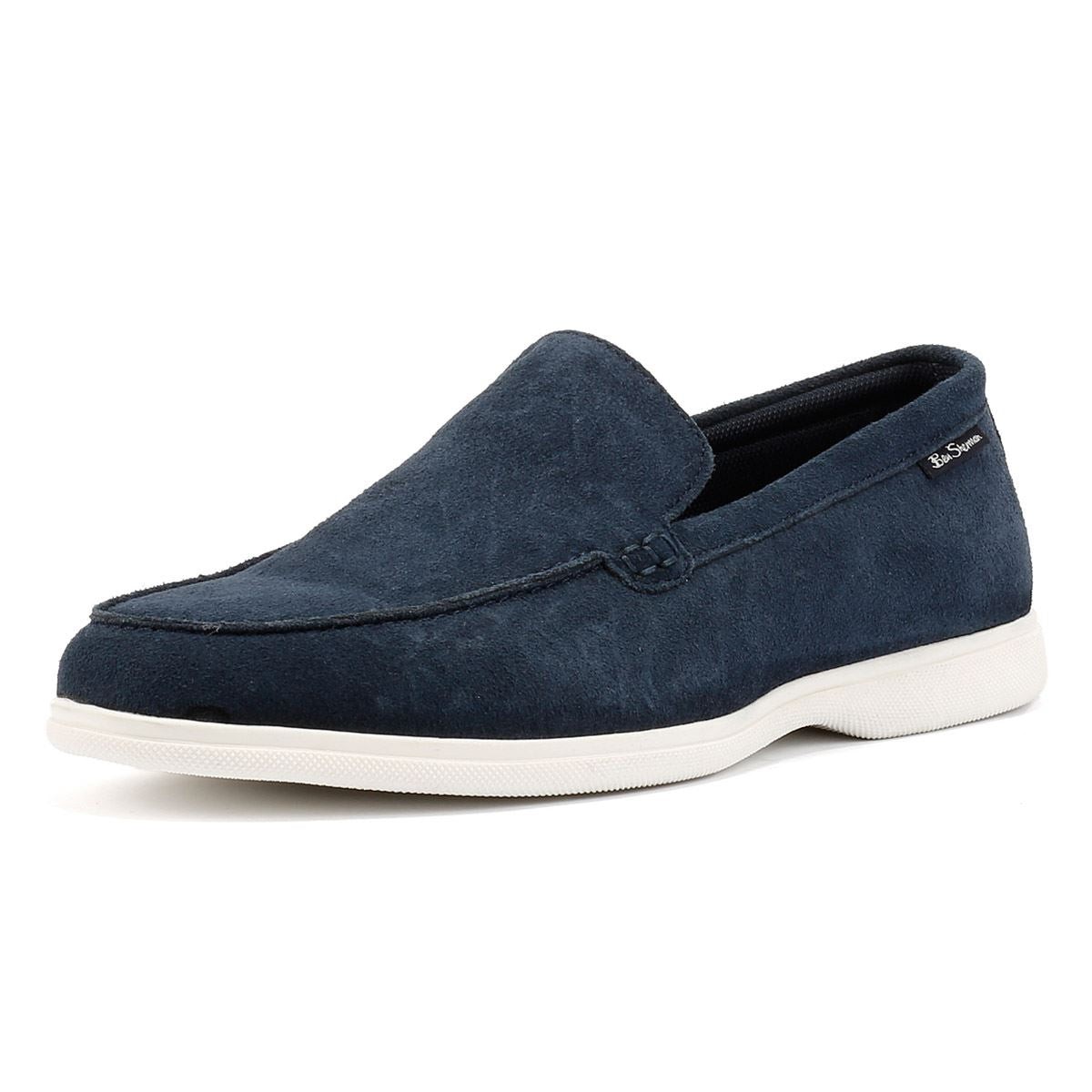 Ben Sherman Amarillo Suede Men's Navy Loafers - image 4