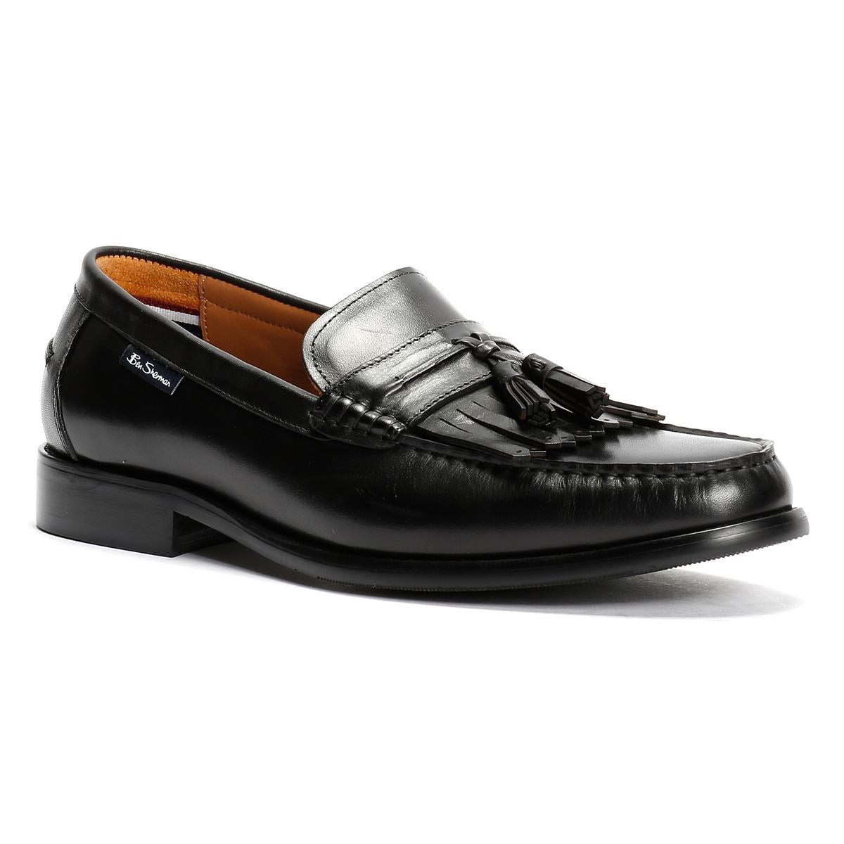 Ben Sherman Buster Leather Men's Black Loafers - image 2