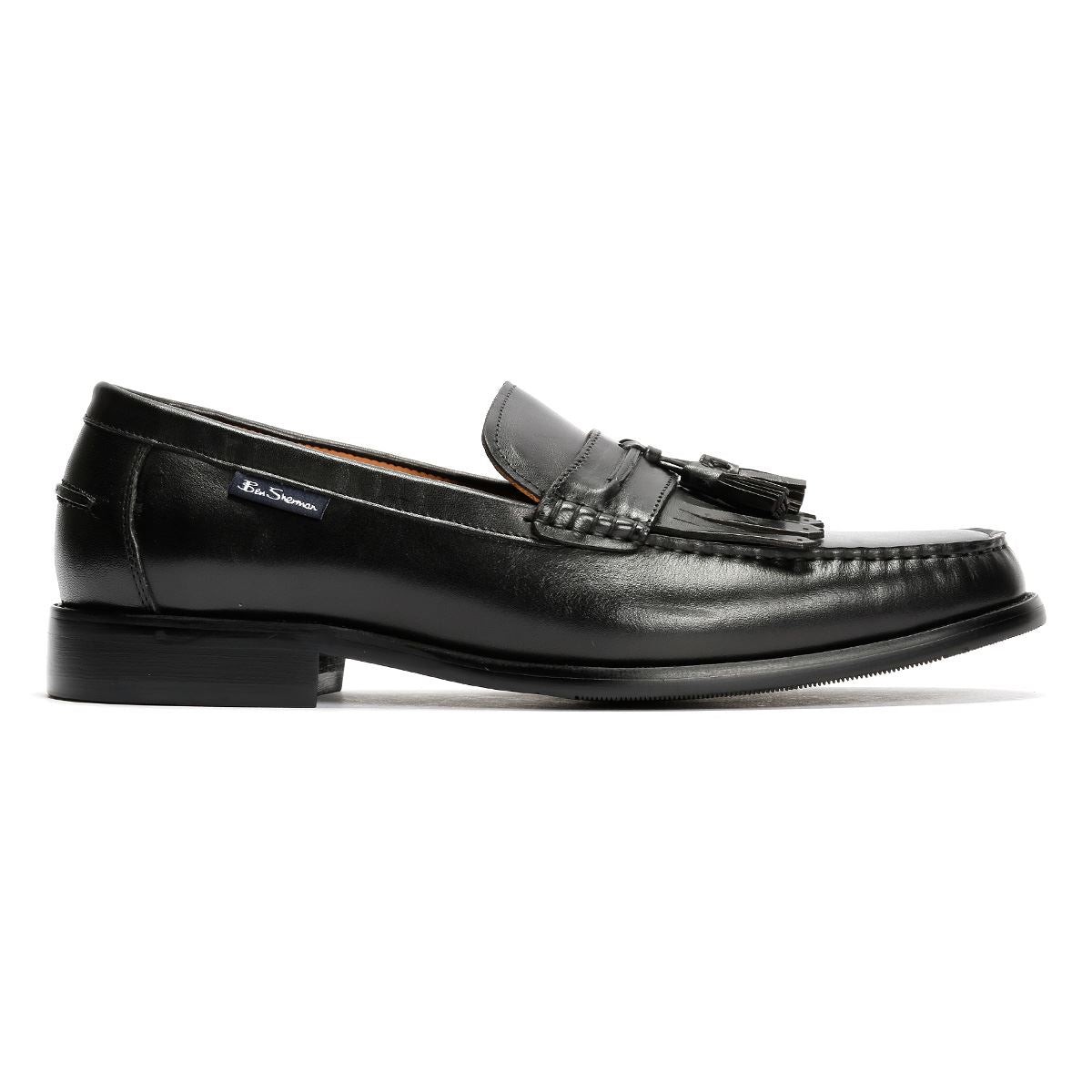 Ben Sherman Buster Leather Men's Black Loafers - image 5
