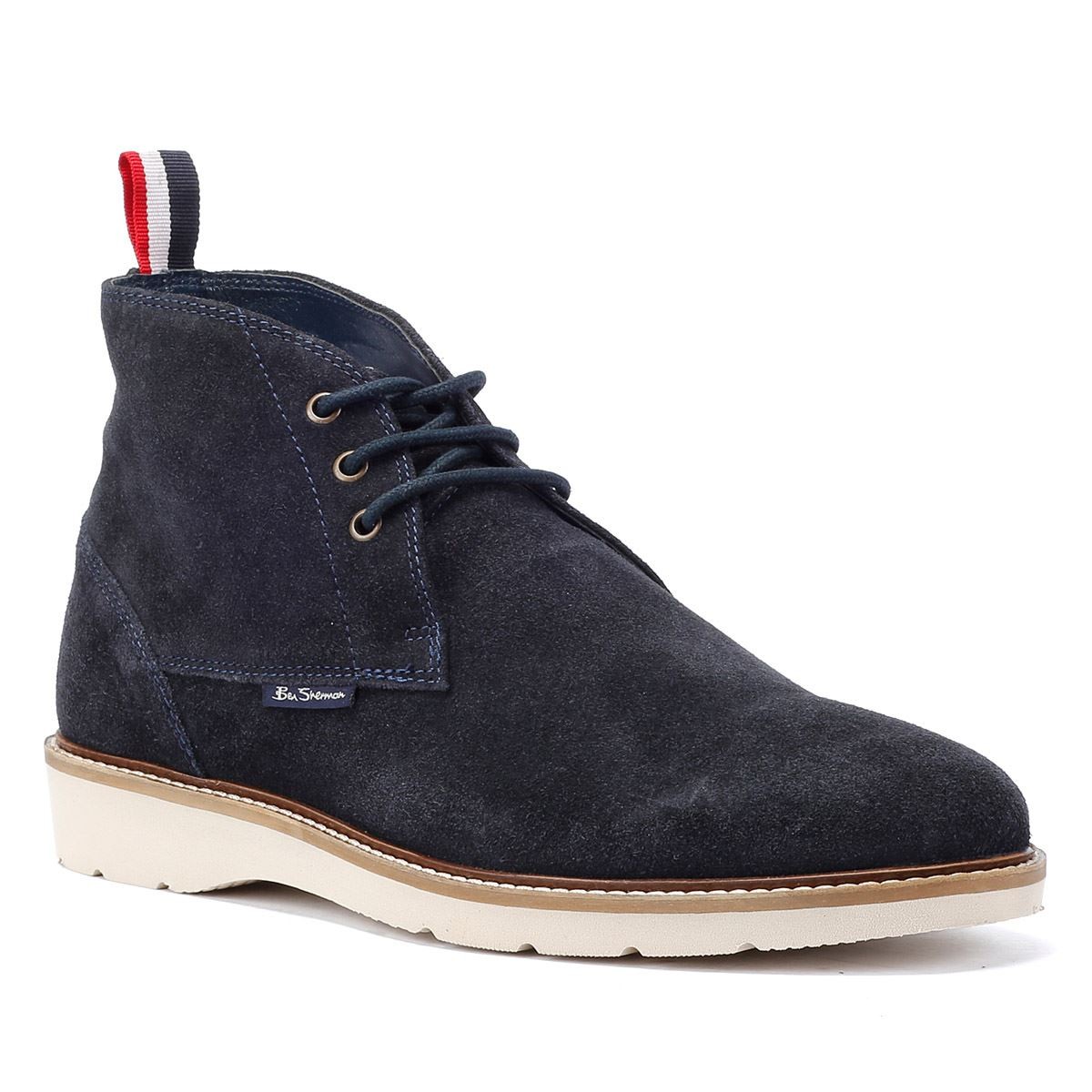 Ben Sherman Hampton Suede Men's Navy Boots - image 2