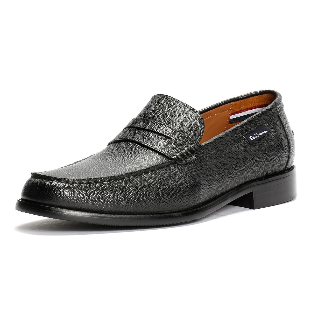 Ben Sherman Hester Leather Men's Black Loafers - image 3