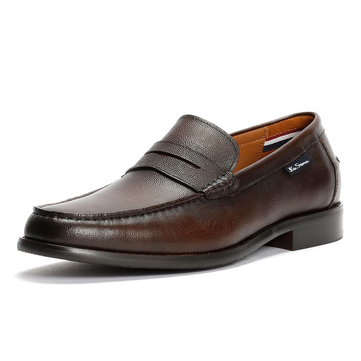 Ben Sherman Hester Leather Men's Brown Loafers - image 3