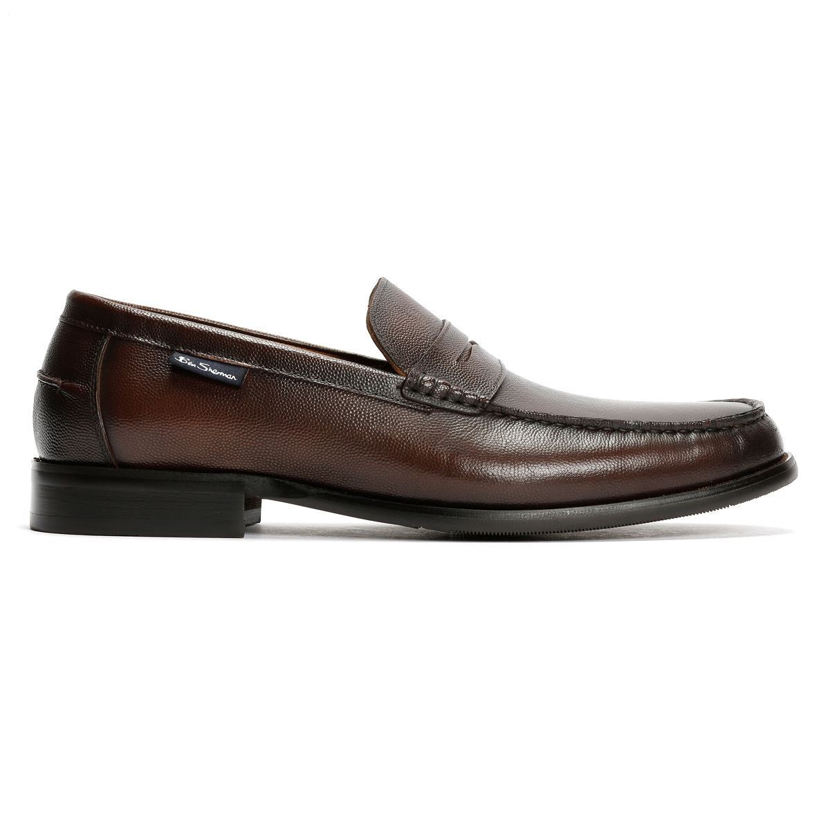 Ben Sherman Hester Leather Men's Brown Loafers - image 5