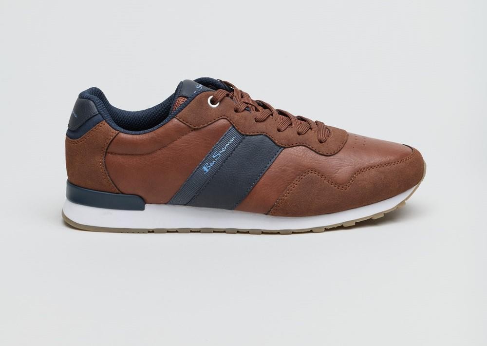 Ben Sherman Owen Retro Men's Tan/Navy Trainers - image 3