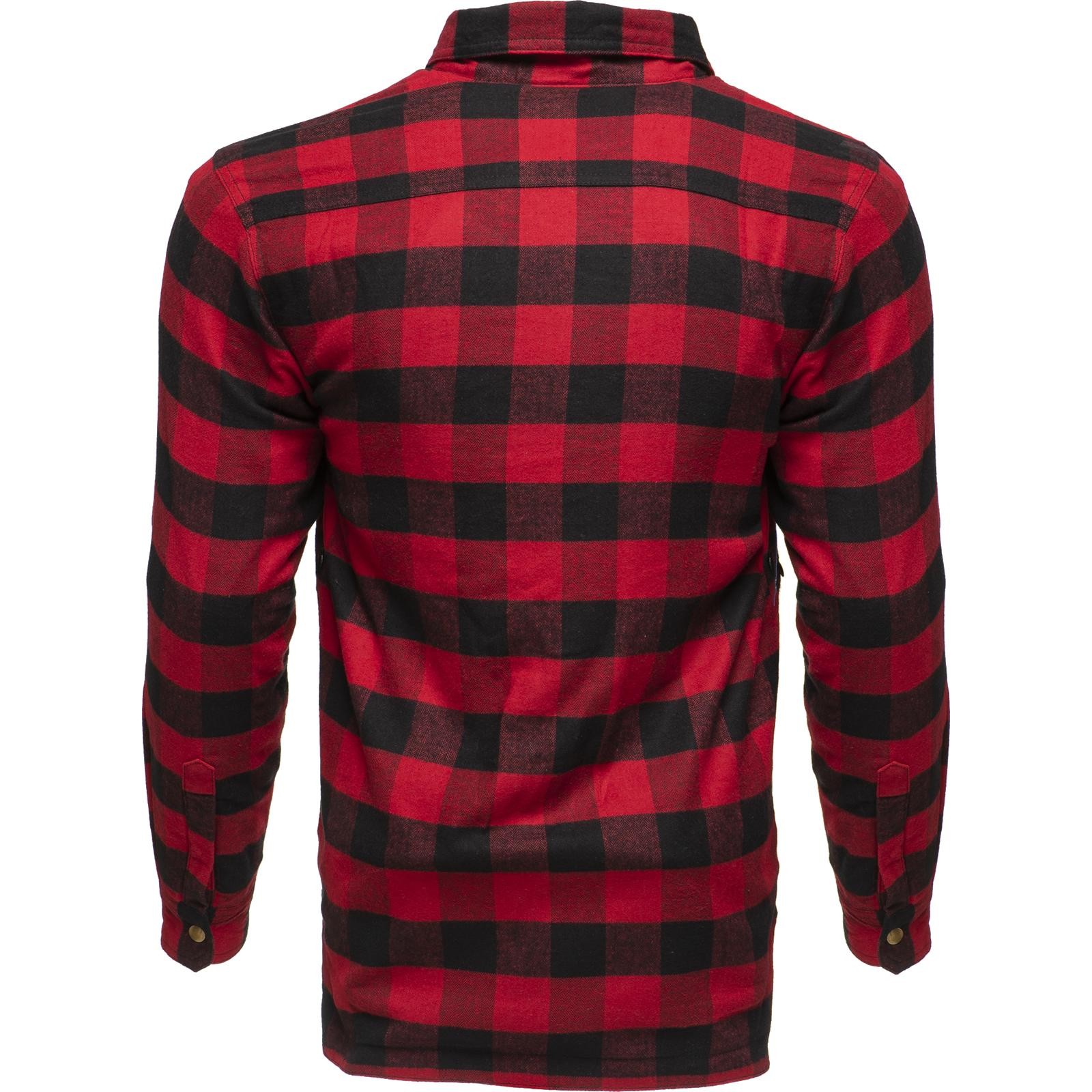 Black Coyote Kevlar Motorcycle Shirt 3XL Black Red - image 2