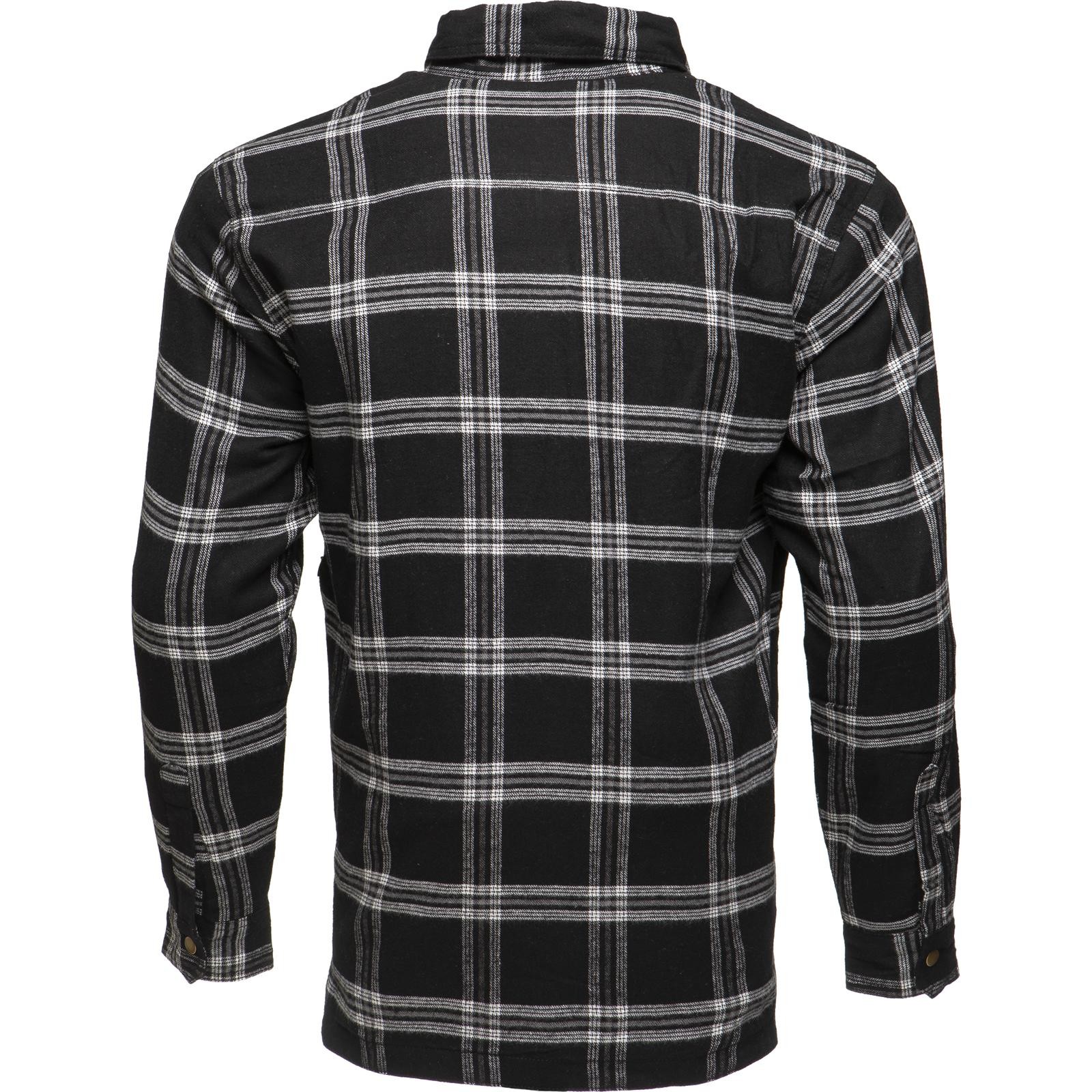 Black Coyote Kevlar Motorcycle Shirt S Black White - image 2