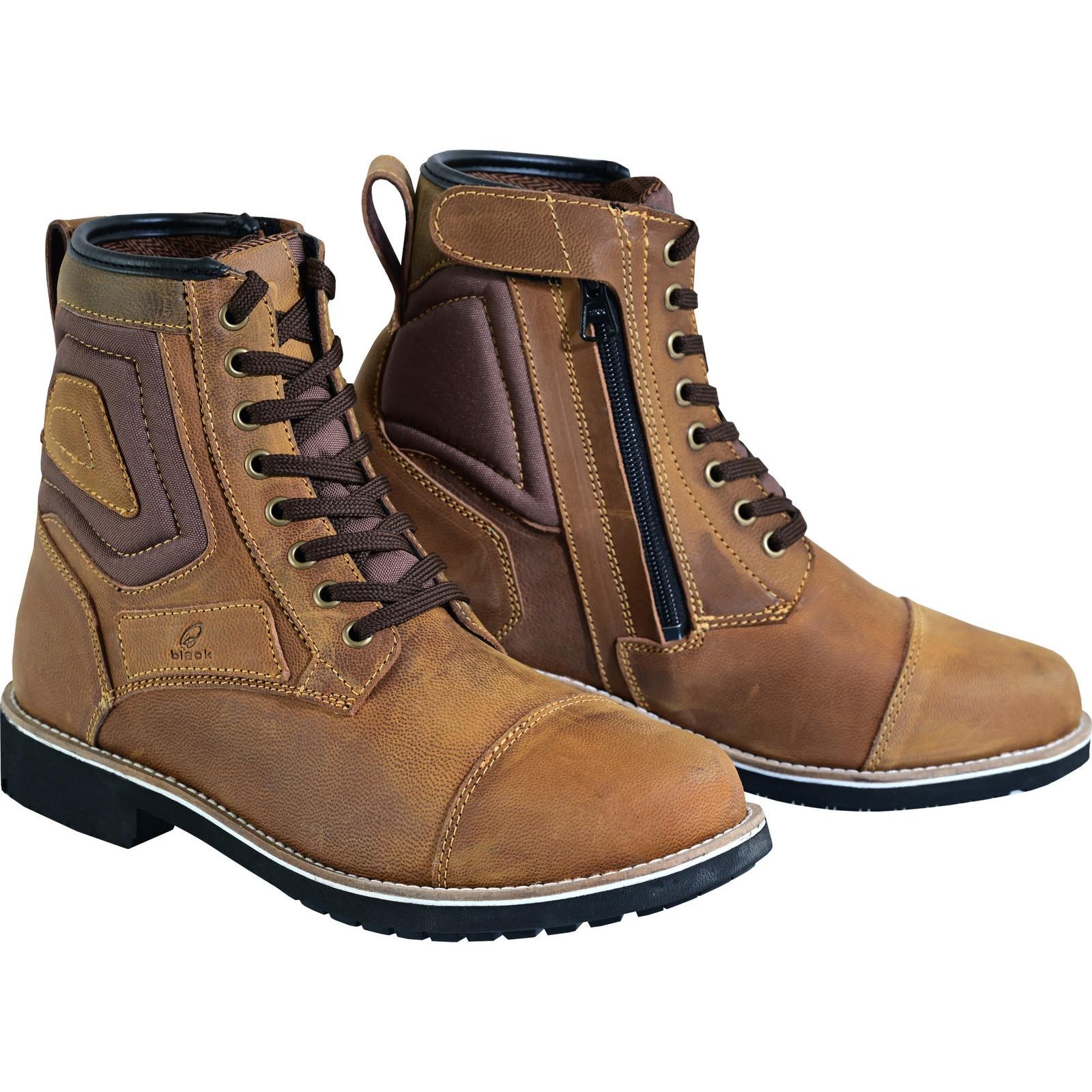 Black Crux Motorcycle Boots 46 Brown (UK 12) - image 2