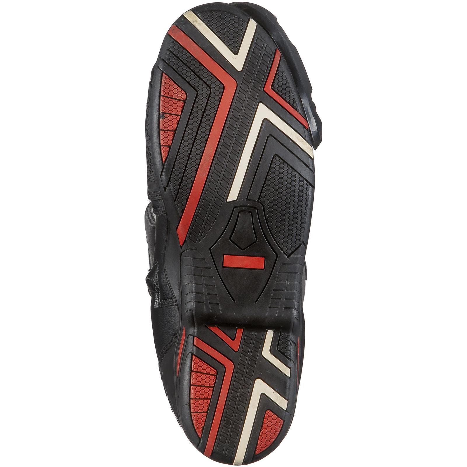 Black Rapid WP Motorcycle Boots 46 Black White (UK 12) - image 2