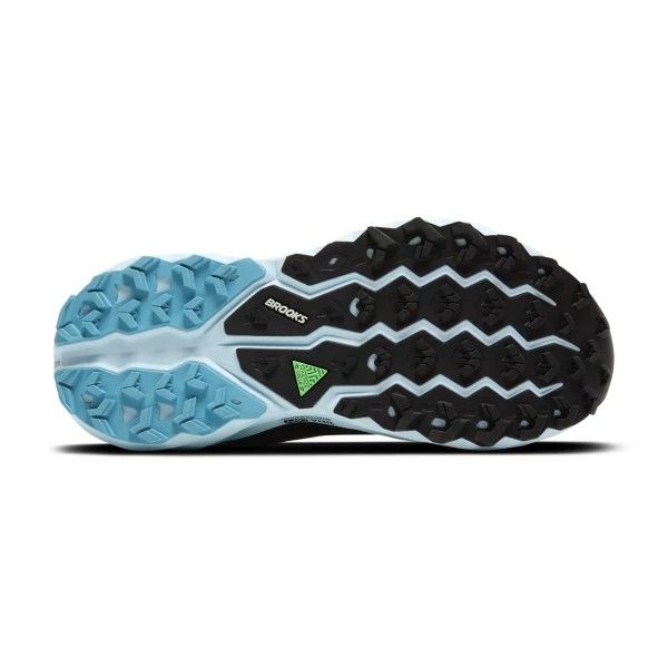 Brooks Cascadia 19 GTX Womens | Black/Ebony/Blue Flower - Black / Standard / 9 - image 3