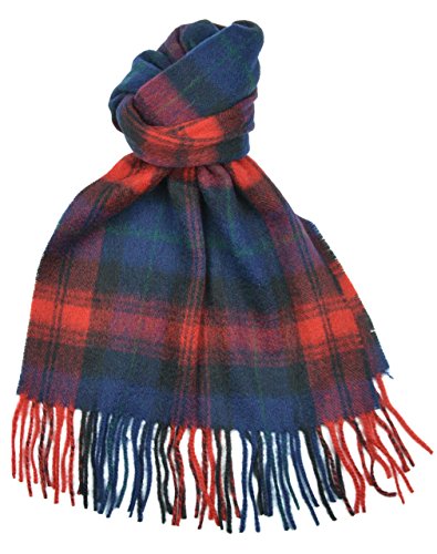 TBCo Lambswool Scottish Maclachlan Modern Tartan Clan Scarf Gift