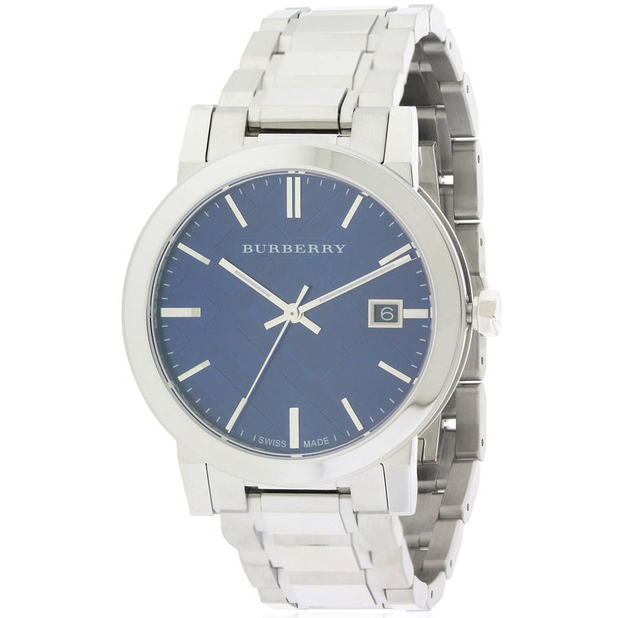 Burberry Burberry Large Check Stamped Mens Watch