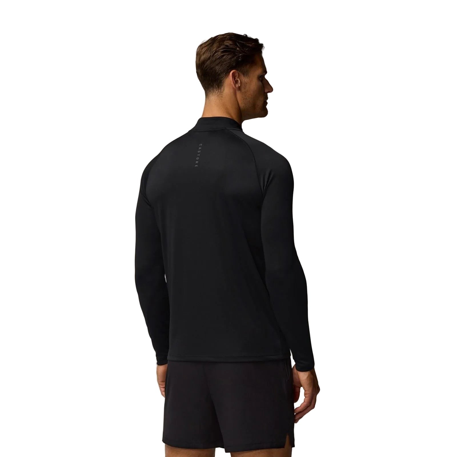 Castore Adapt Training 1/4 Zip Top Polyester Men's Black Activewear T-Shirts - image 2