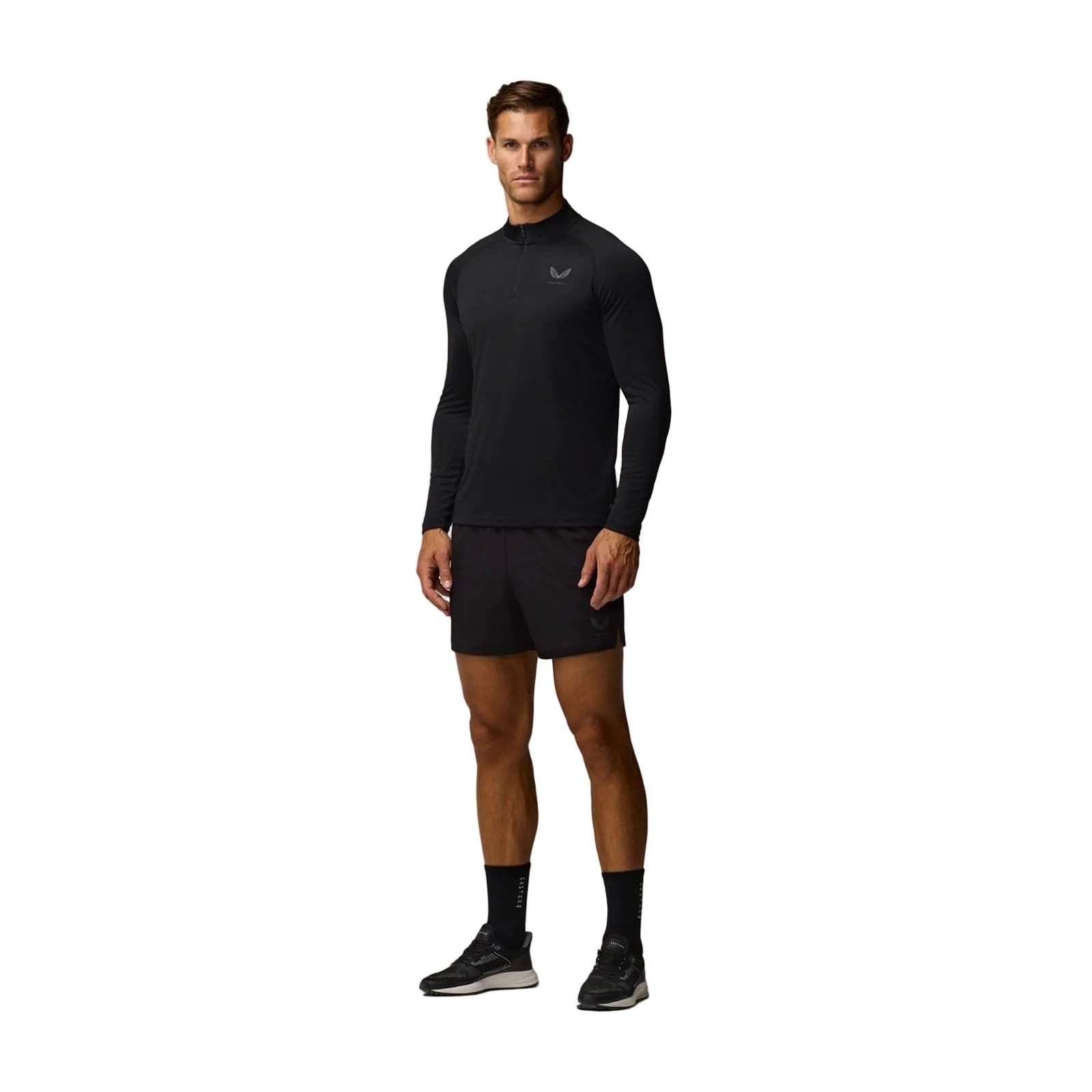 Castore Adapt Training 1/4 Zip Top Polyester Men's Black Activewear T-Shirts - image 3