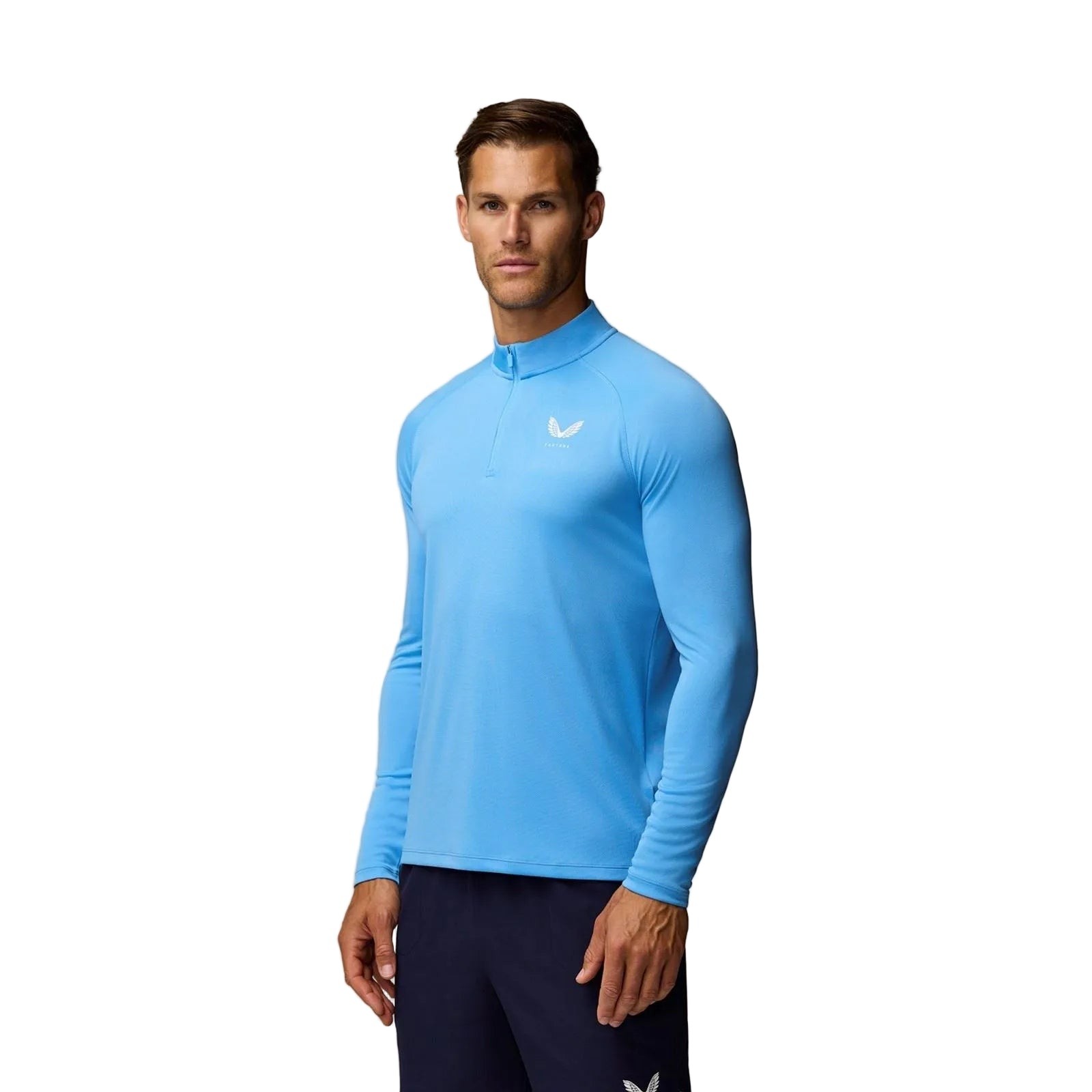 Castore Adapt Training 1/4 Zip Top Polyester Men's Green Activewear T-Shirts - image 3