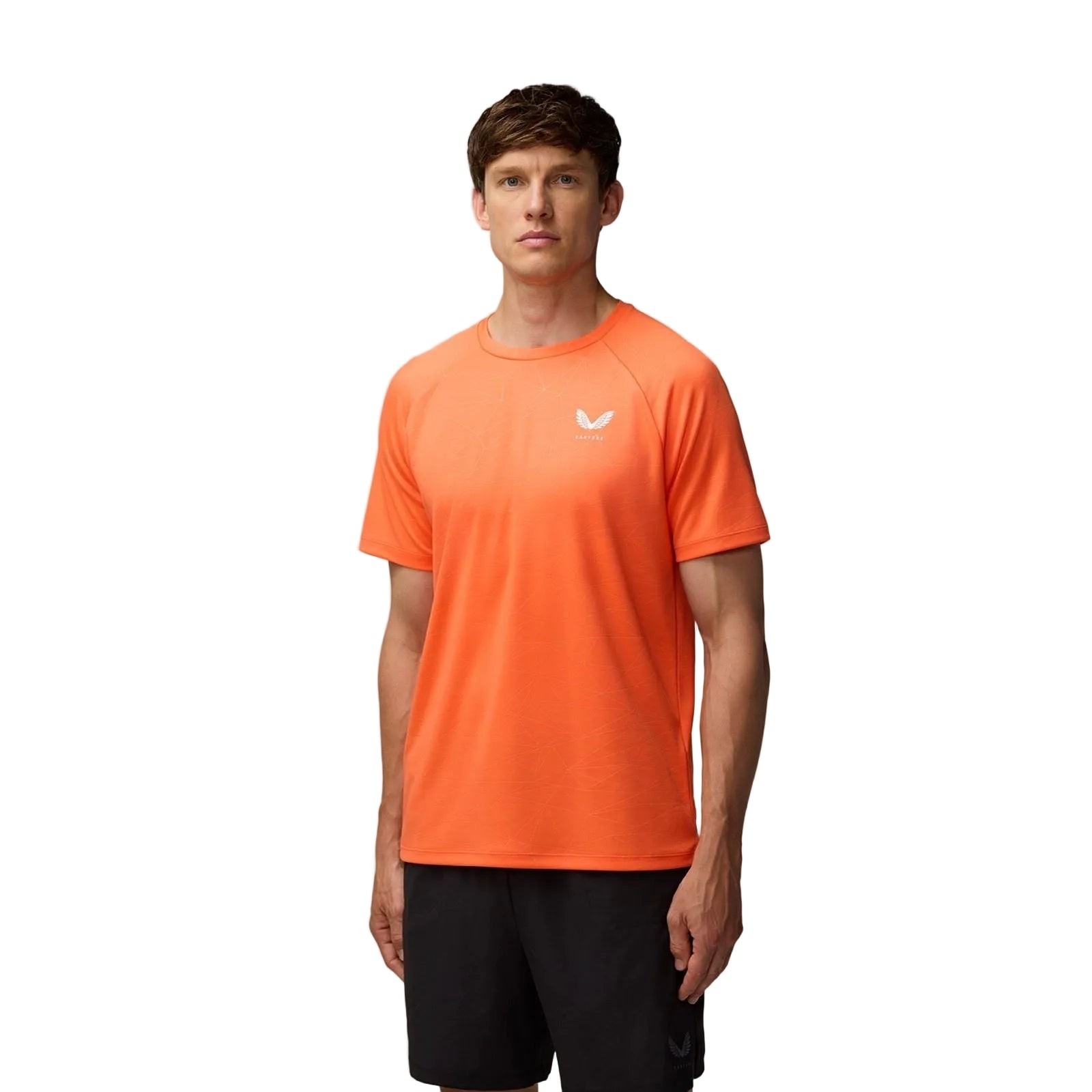 Castore Adapt Training T-Shirt Polyester Men's Orange Activewear T-Shirts - image 3