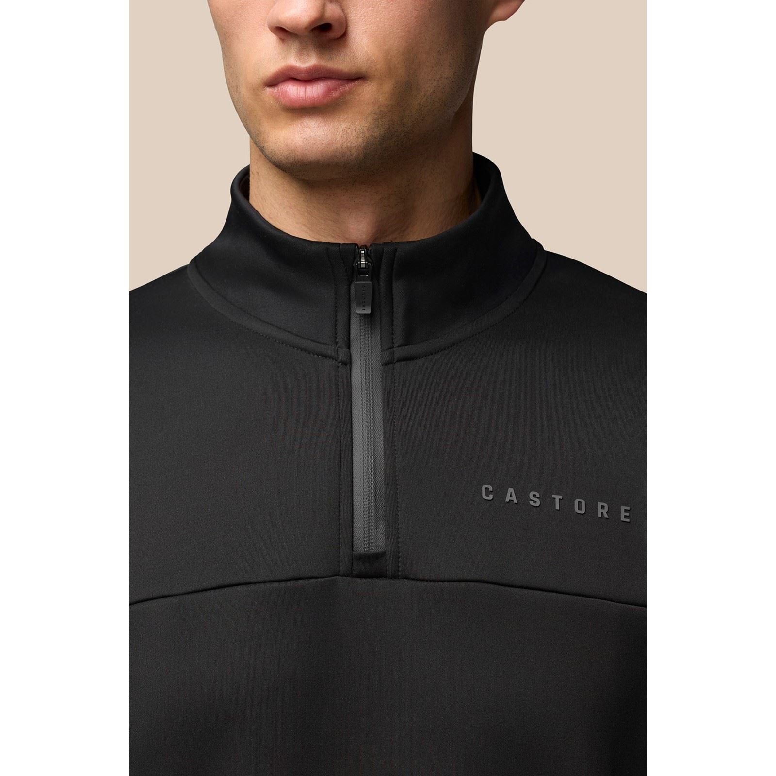 Castore Scuba 1/4 Zip Polyester Men's Black Sweatshirt - image 5