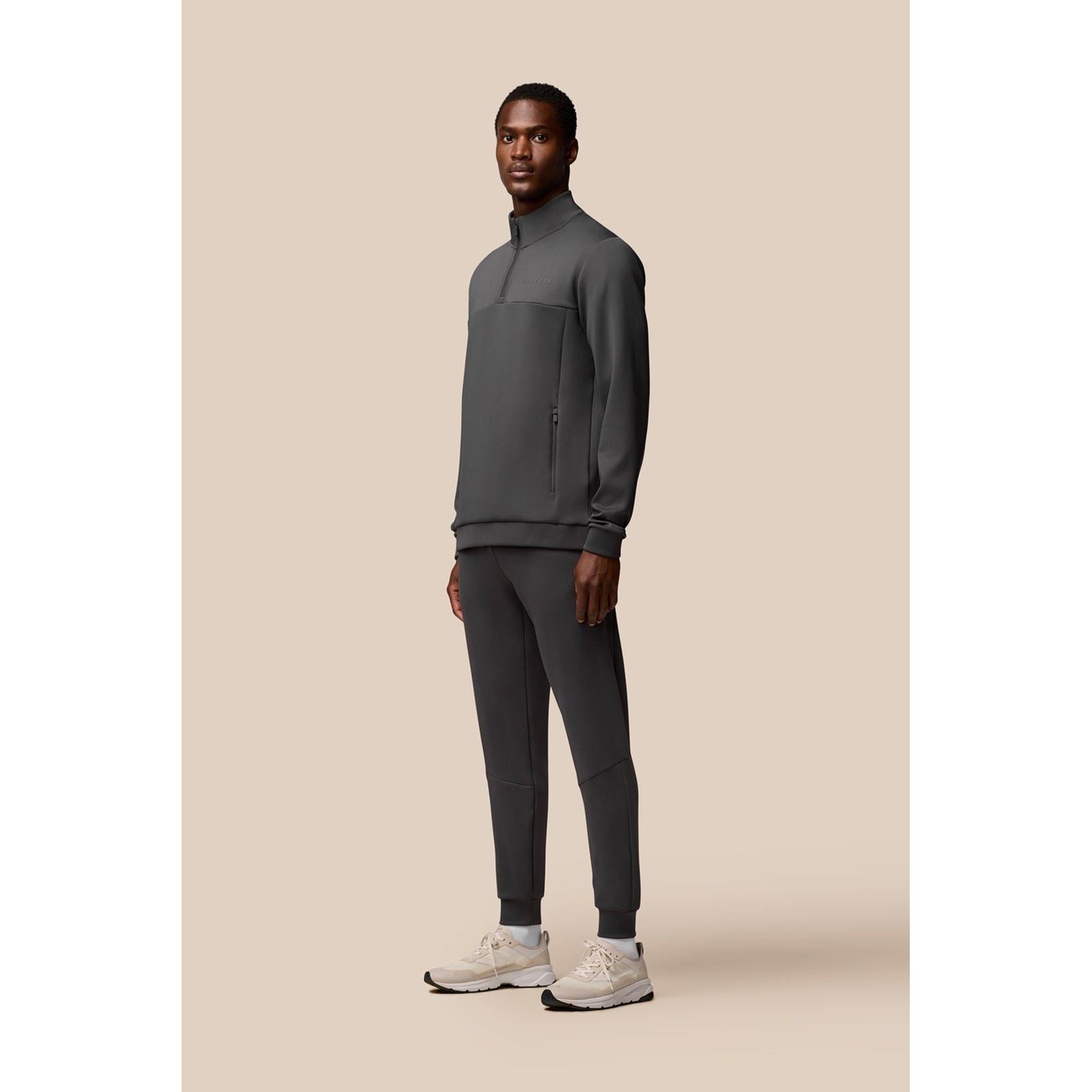 Castore Scuba 1/4 Zip Polyester Men's Grey Sweatshirt - image 3