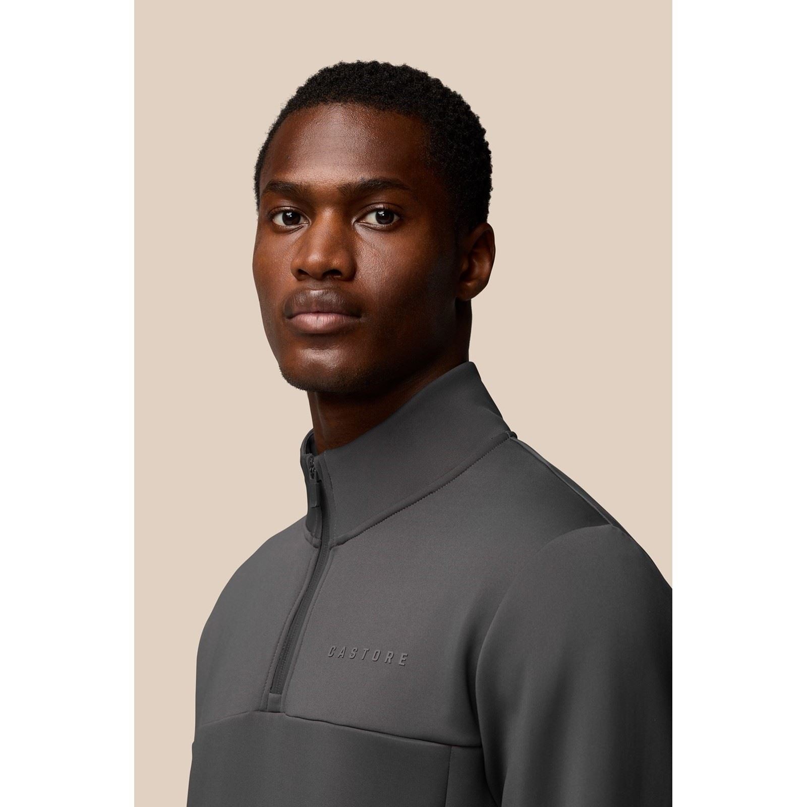 Castore Scuba 1/4 Zip Polyester Men's Grey Sweatshirt - image 4