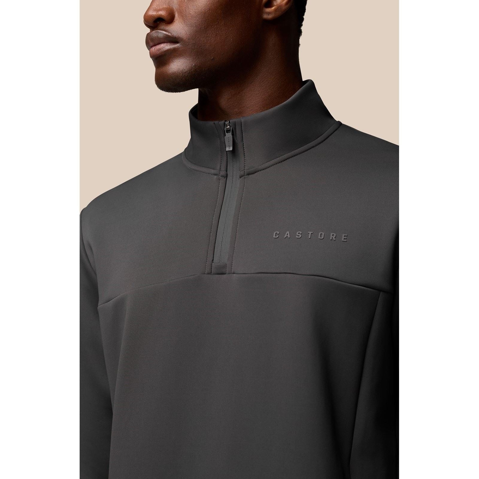 Castore Scuba 1/4 Zip Polyester Men's Grey Sweatshirt - image 5