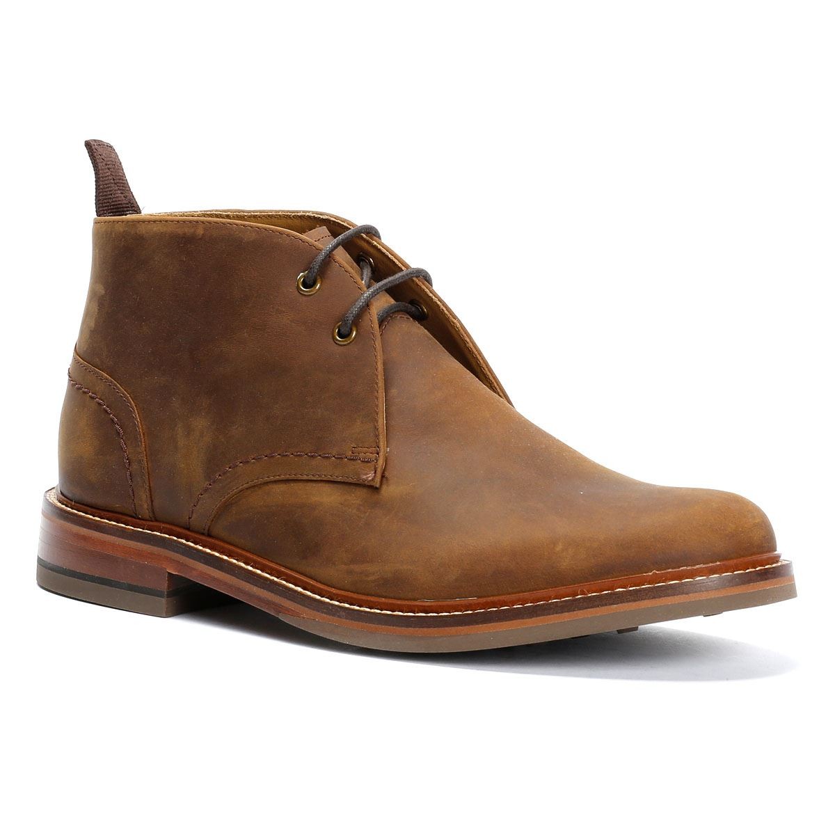 Chapman & Moore Country Chukka Oiled Leather Men's Tan Boots - image 2