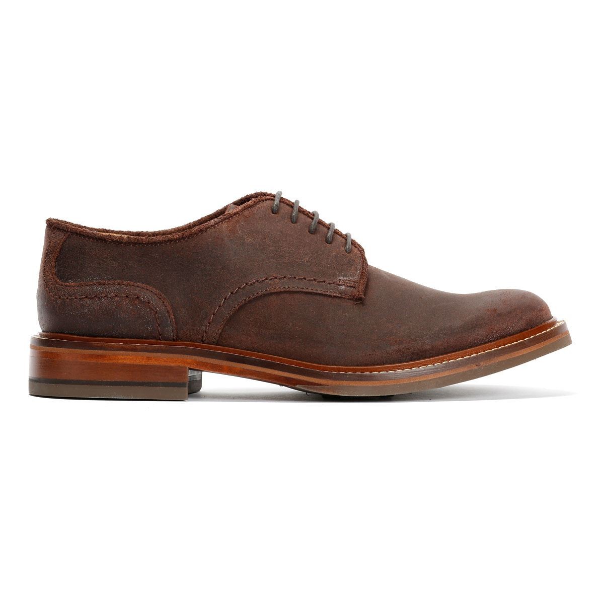 Chapman & Moore Plain Derby Country Leather Men's Choco Shoes - image 5