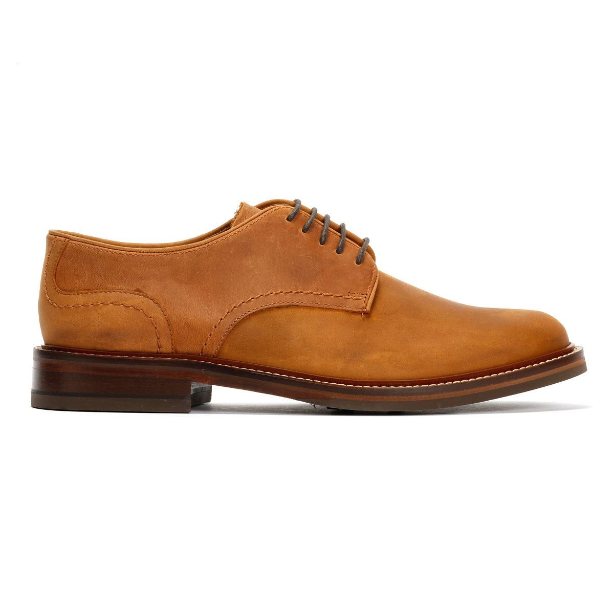 Chapman & Moore Plain Derby Country Oiled Leather Men's Tan Shoes - image 5
