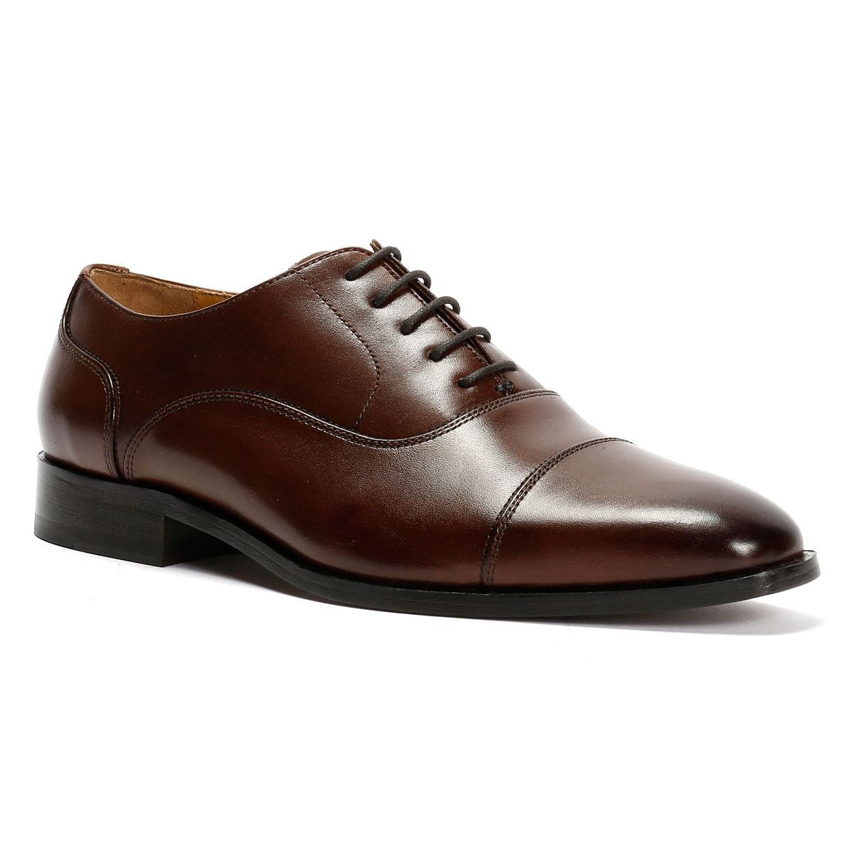 Chapman & Moore Toe Cap Oxford Leather Men's Chocolate Shoes - image 2
