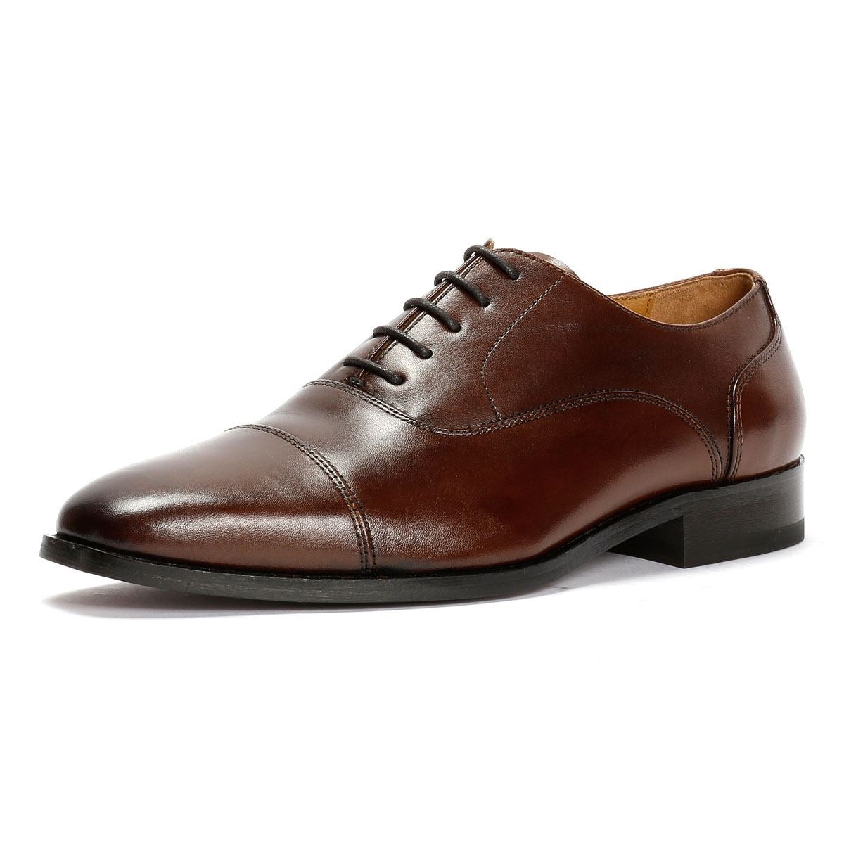 Chapman & Moore Toe Cap Oxford Leather Men's Chocolate Shoes - image 3