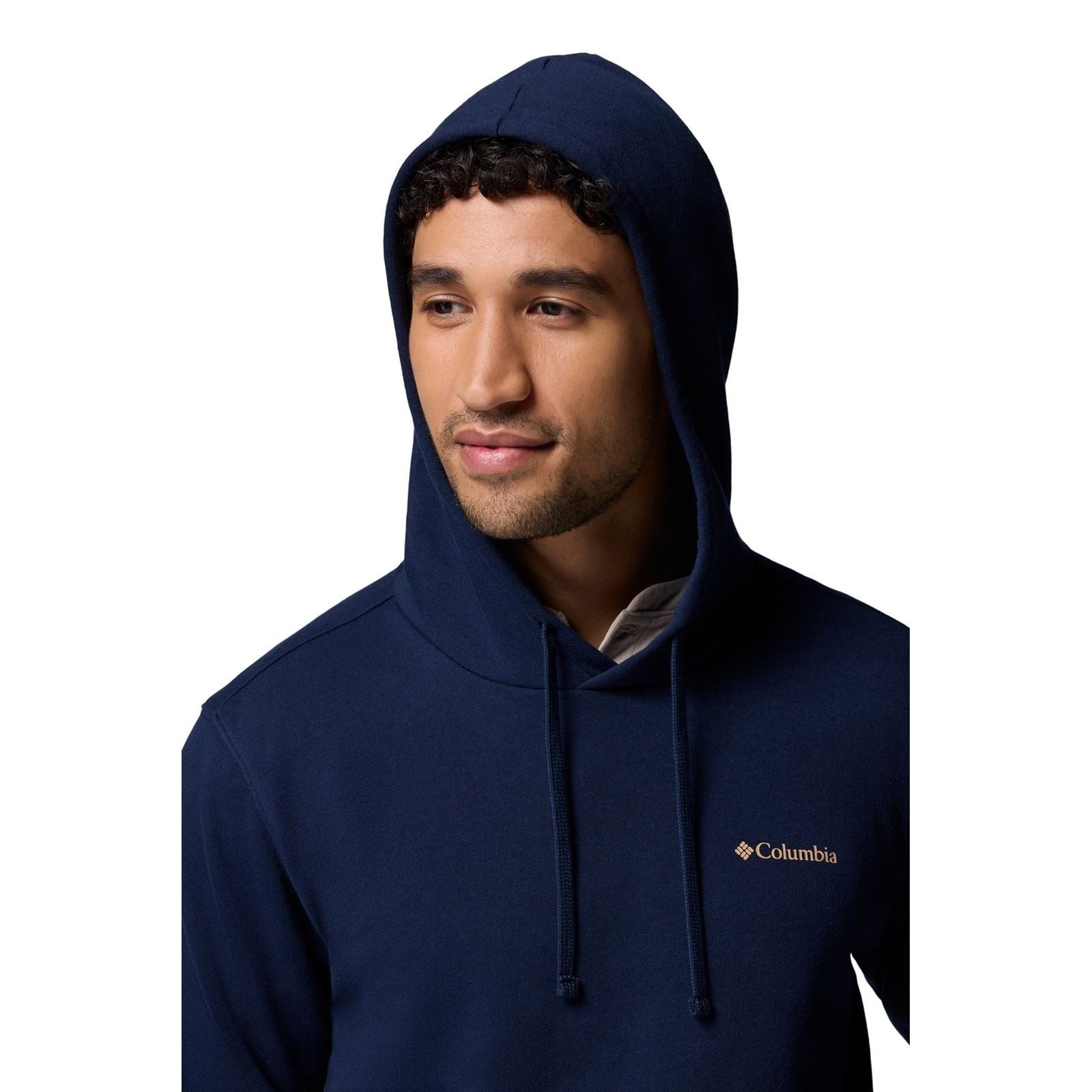 Columbia Columbia Trek Graphic Hoodie Cotton Men's Blue Hooded Sweatshirt - image 5