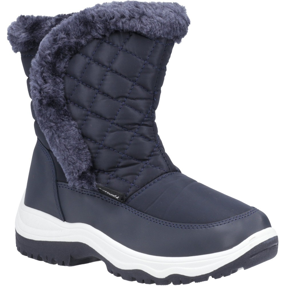 Cotswold Butterrow Textile Women's Navy Winter Mid Calf Boots - image 2
