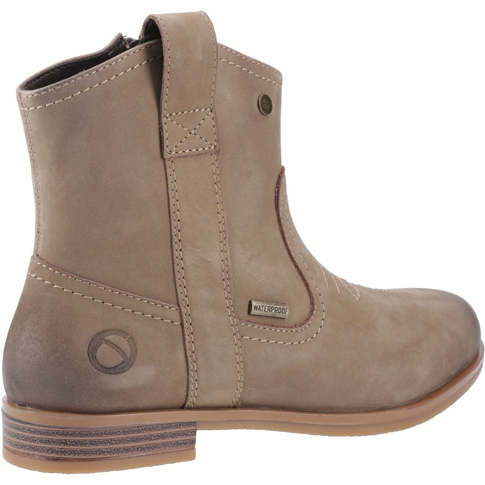 Cotswold Signet Leather Women's Taupe Boots - image 2