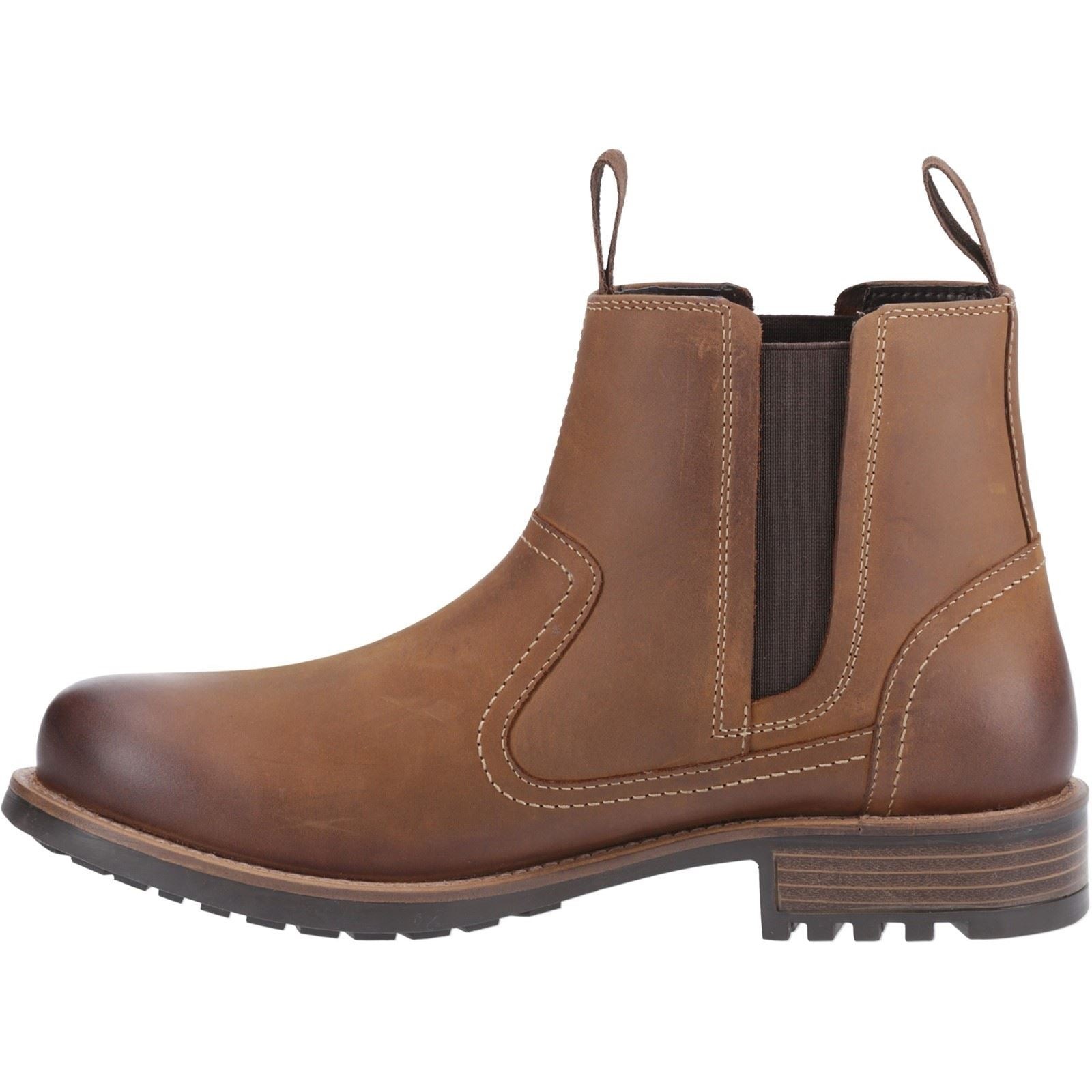 Cotswold Worcester Leather Men's Light Brown Ankle Boots - image 4