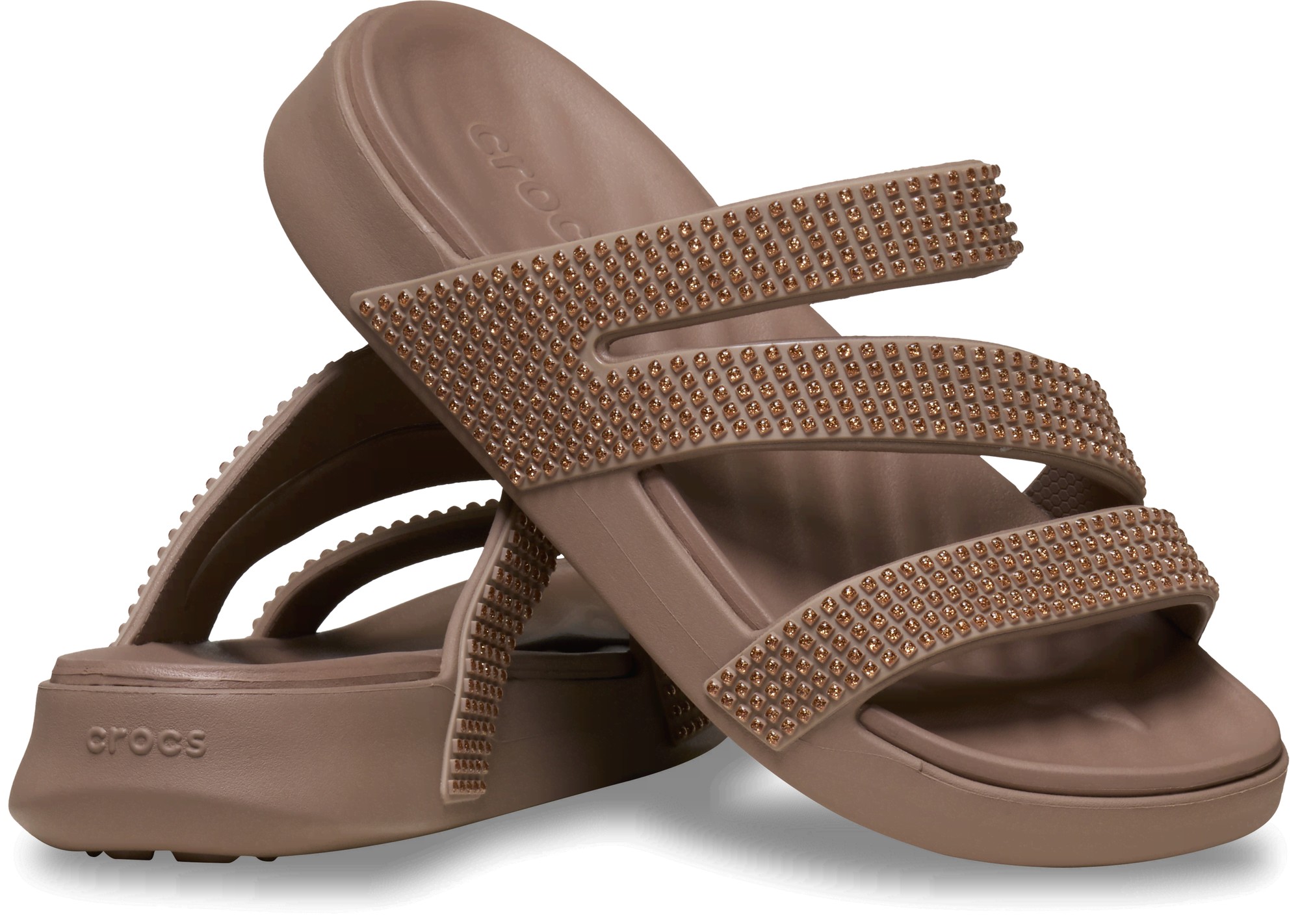 Crocs Getaway Strappy EVA Women's Latte Sandals - image 2