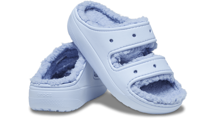 Crocs Women's Classic Cozzzy Sandal in Blue Calcite - image 2