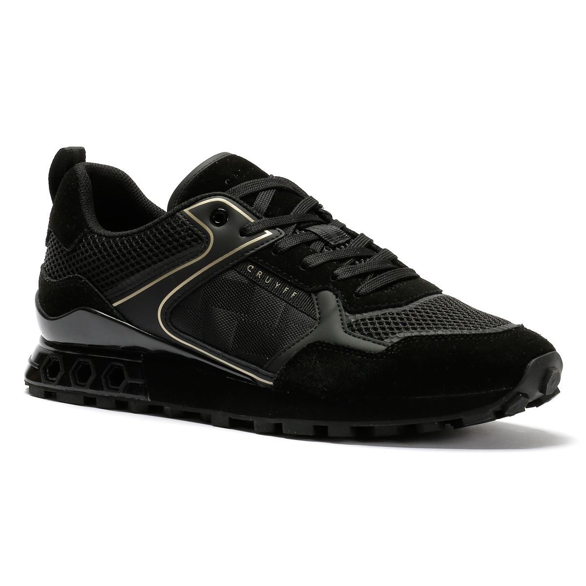 Cruyff Fuori Men's Black/Gold Trainers - image 2