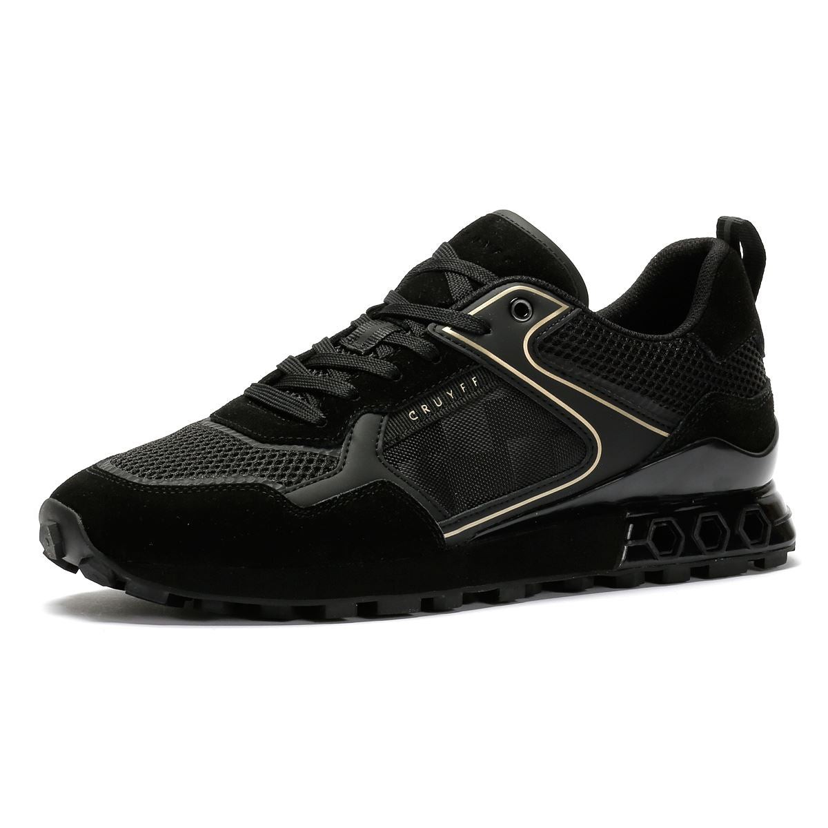 Cruyff Fuori Men's Black/Gold Trainers - image 3