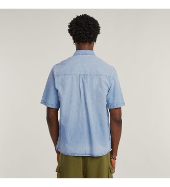Denim shirt with slanted double pockets G-Star - image 3