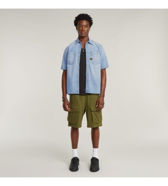 Denim shirt with slanted double pockets G-Star - image 4