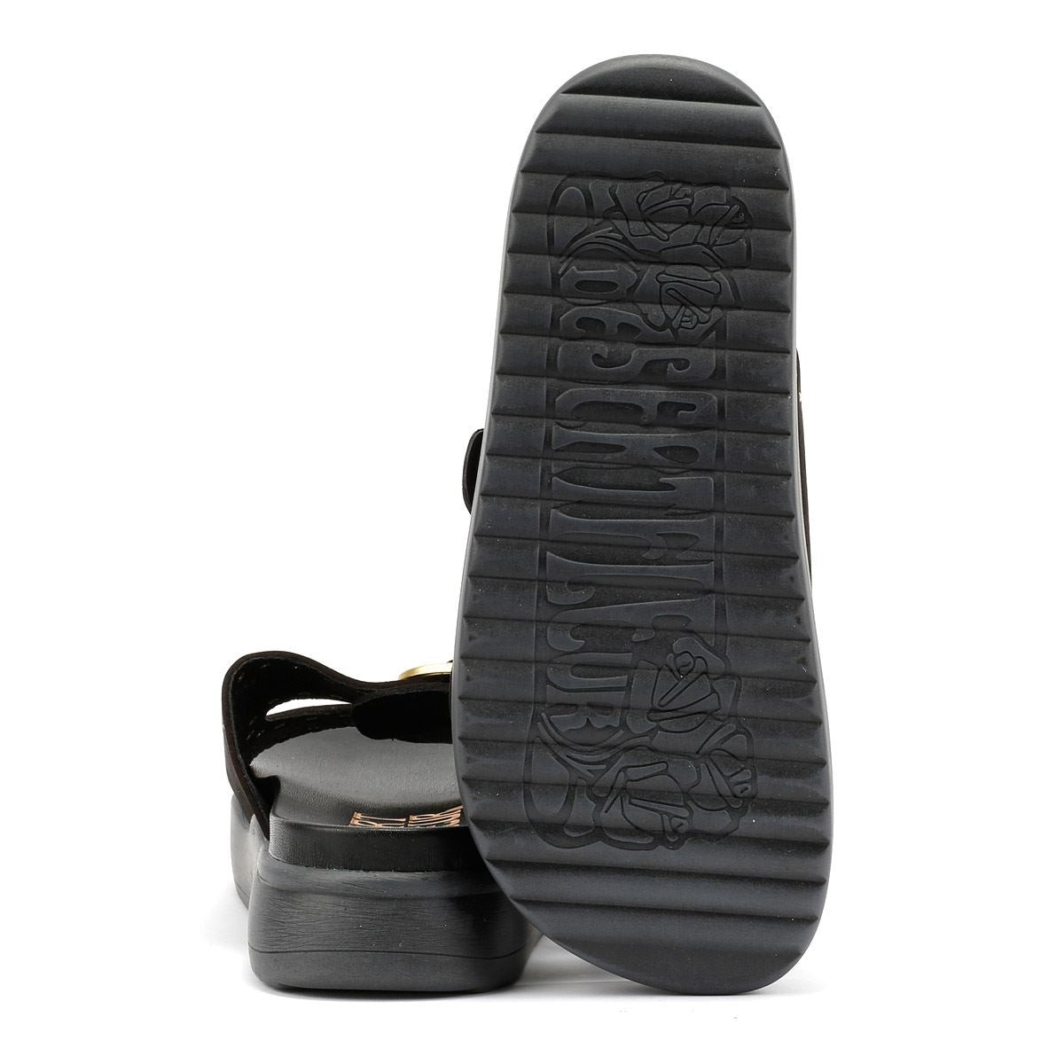 Desert Fleur Girasol Nubuck Women's Black Sandals - image 4
