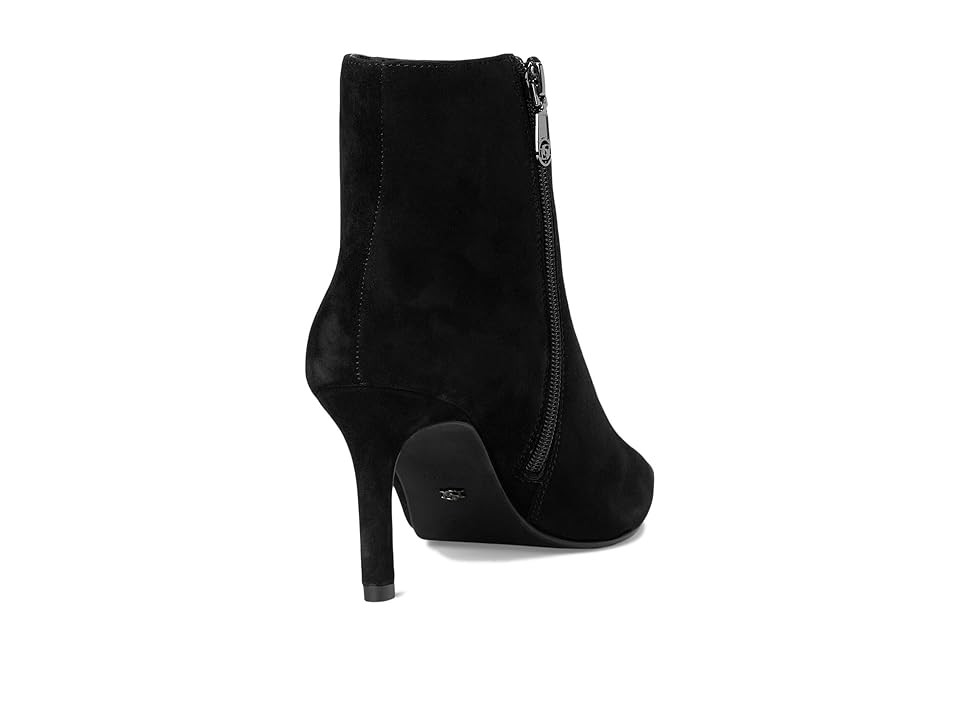 Dune Obsessively Suede Women's Black Heeled Ankle Boots - image 4